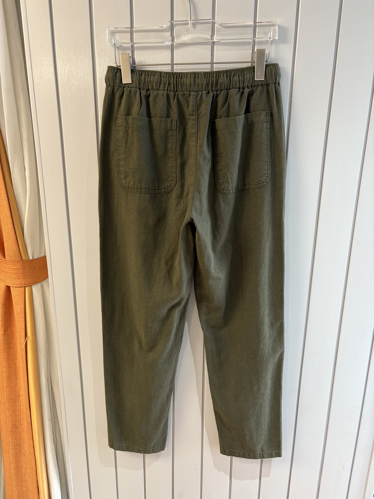 L2025年秋季新款70%苎麻30%棉简约百搭薄款透气直筒休闲长裤👖，面料柔软舒适透气&休闲百搭
尺码：