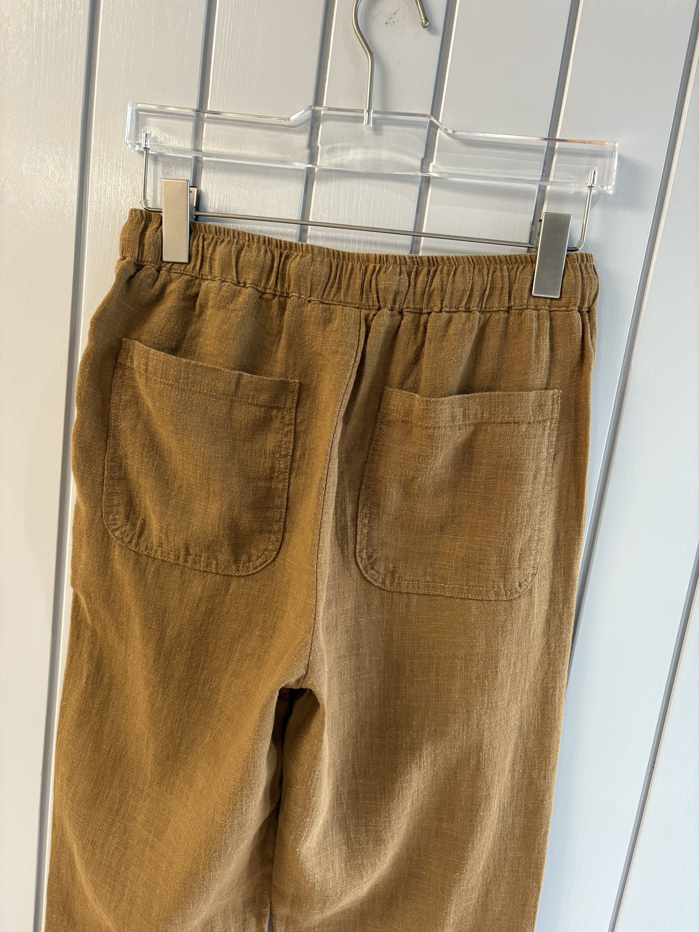 L2025年秋季新款70%苎麻30%棉简约百搭薄款透气直筒休闲长裤👖，面料柔软舒适透气&休闲百搭
尺码：