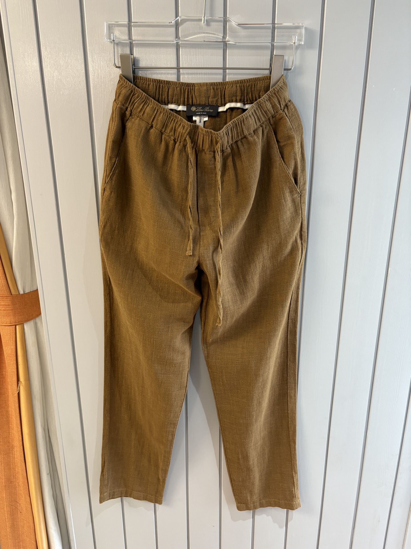 L2025年秋季新款70%苎麻30%棉简约百搭薄款透气直筒休闲长裤👖，面料柔软舒适透气&休闲百搭
尺码：