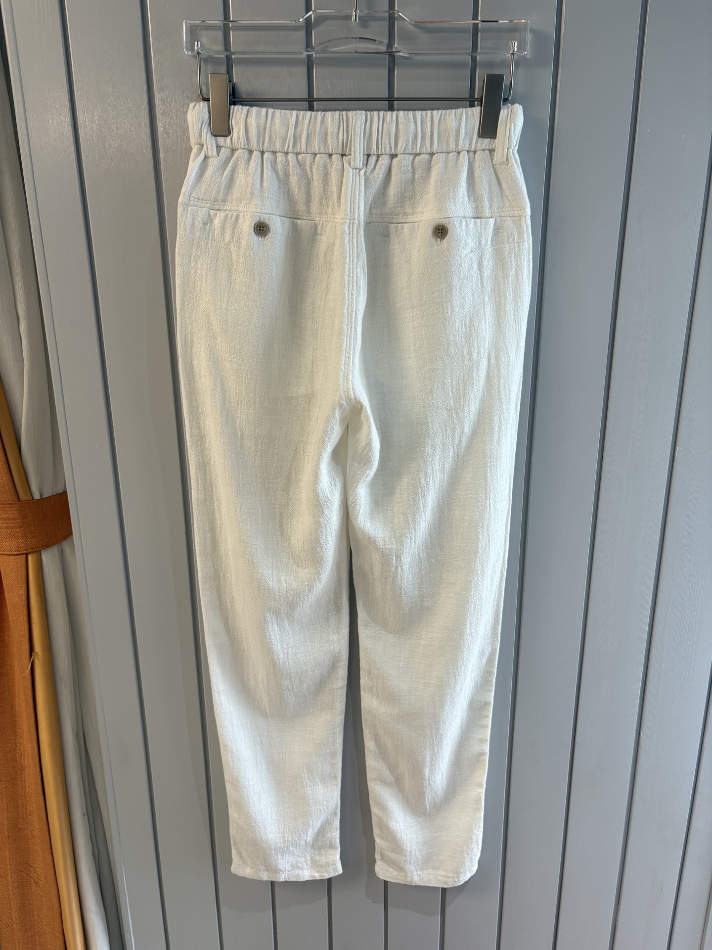 L2025年秋季新款70%苎麻30%棉简约百搭薄款透气直筒休闲长裤👖，面料柔软舒适透气&休闲百搭
尺码：