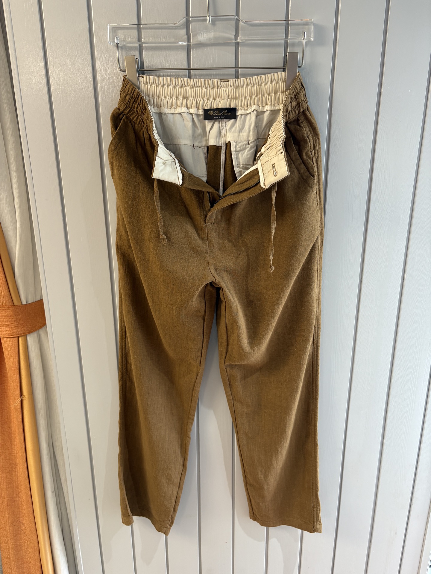 L2025年秋季新款70%苎麻30%棉简约百搭薄款透气直筒休闲长裤👖，面料柔软舒适透气&休闲百搭
尺码：