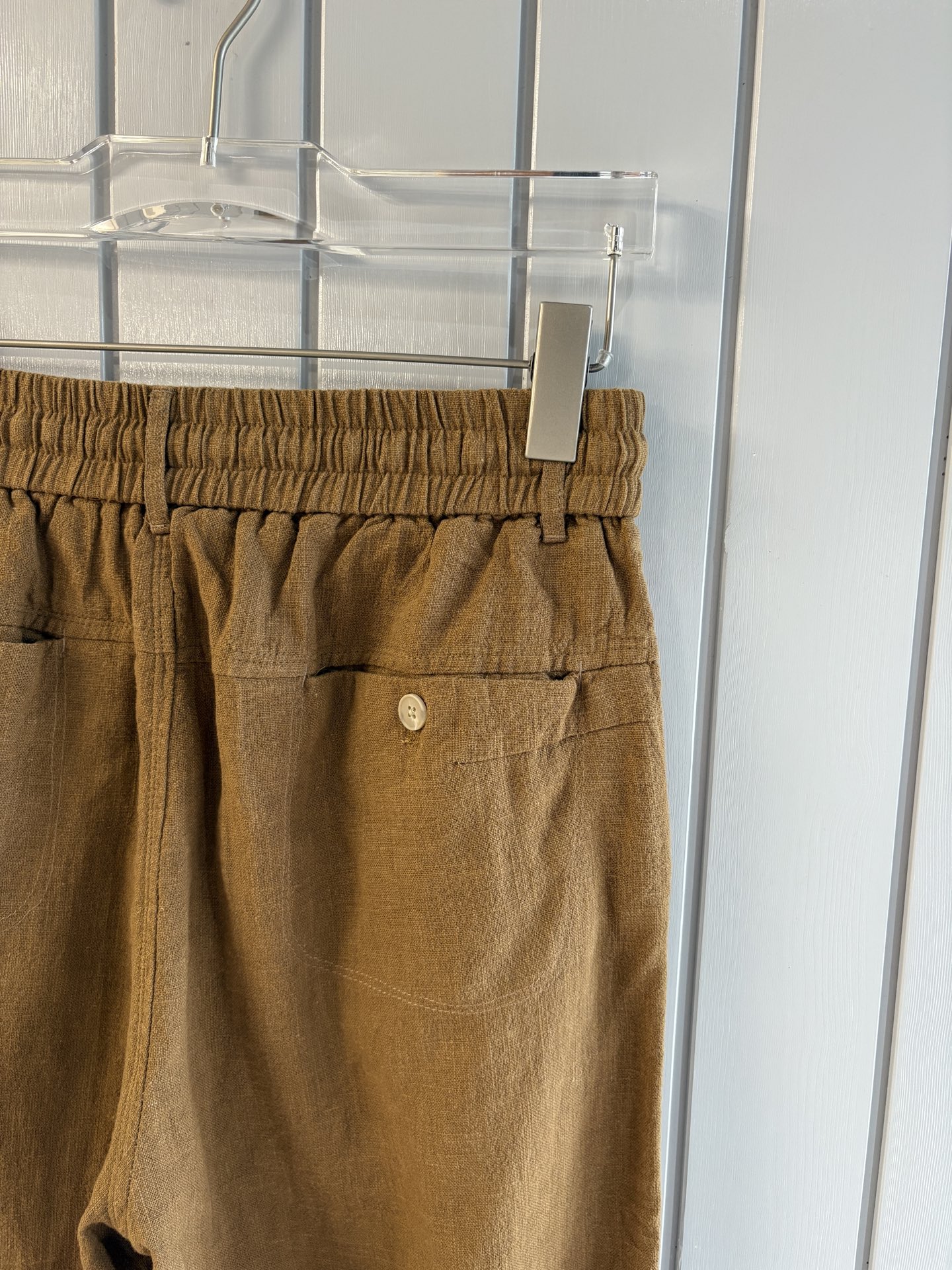 L2025年秋季新款70%苎麻30%棉简约百搭薄款透气直筒休闲长裤👖，面料柔软舒适透气&休闲百搭
尺码：