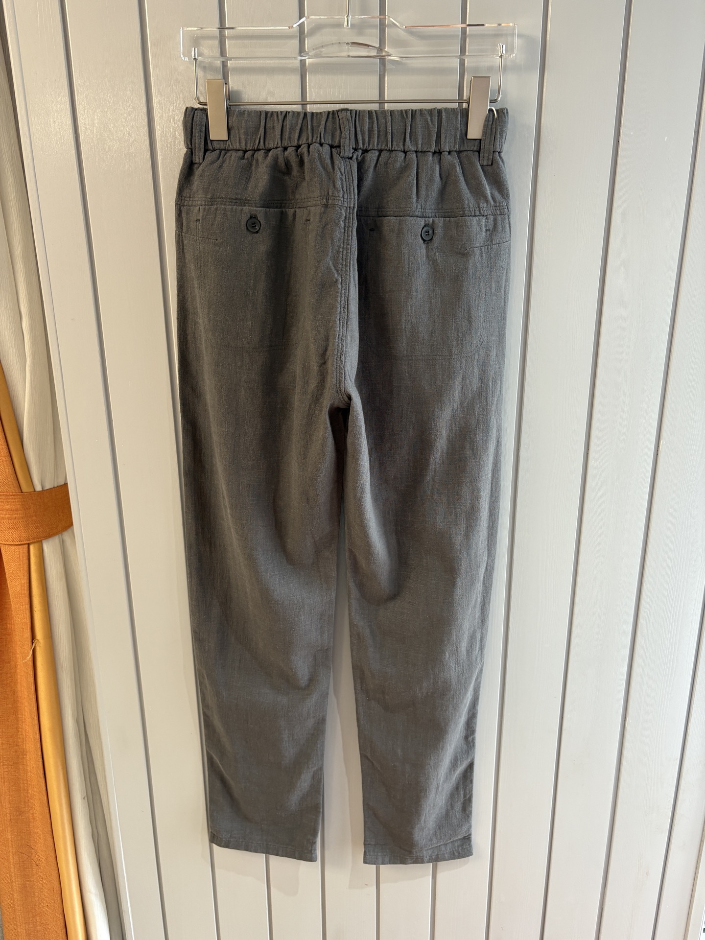 L2025年秋季新款70%苎麻30%棉简约百搭薄款透气直筒休闲长裤👖，面料柔软舒适透气&休闲百搭
尺码：