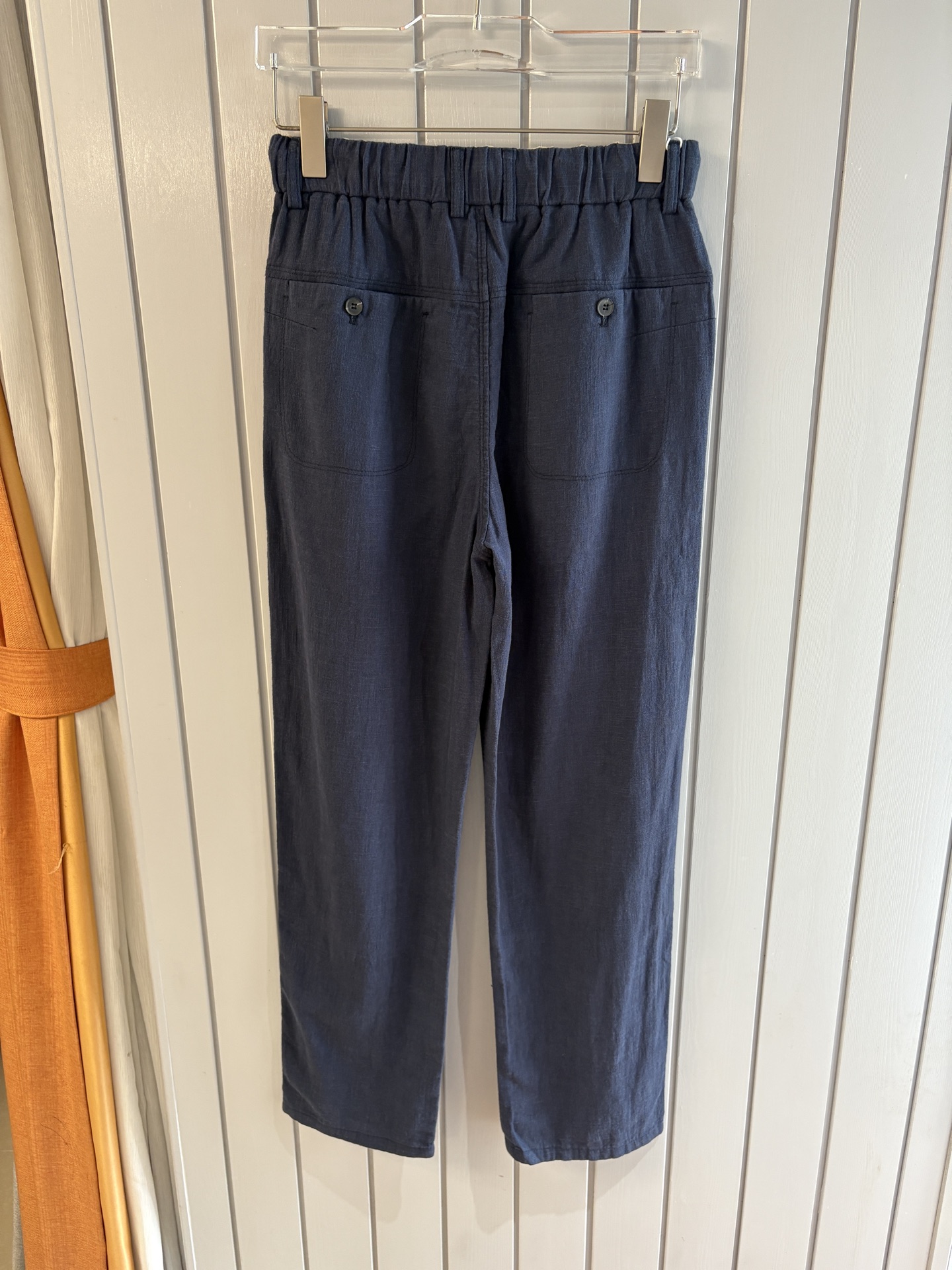 L2025年秋季新款70%苎麻30%棉简约百搭薄款透气直筒休闲长裤👖，面料柔软舒适透气&休闲百搭
尺码：