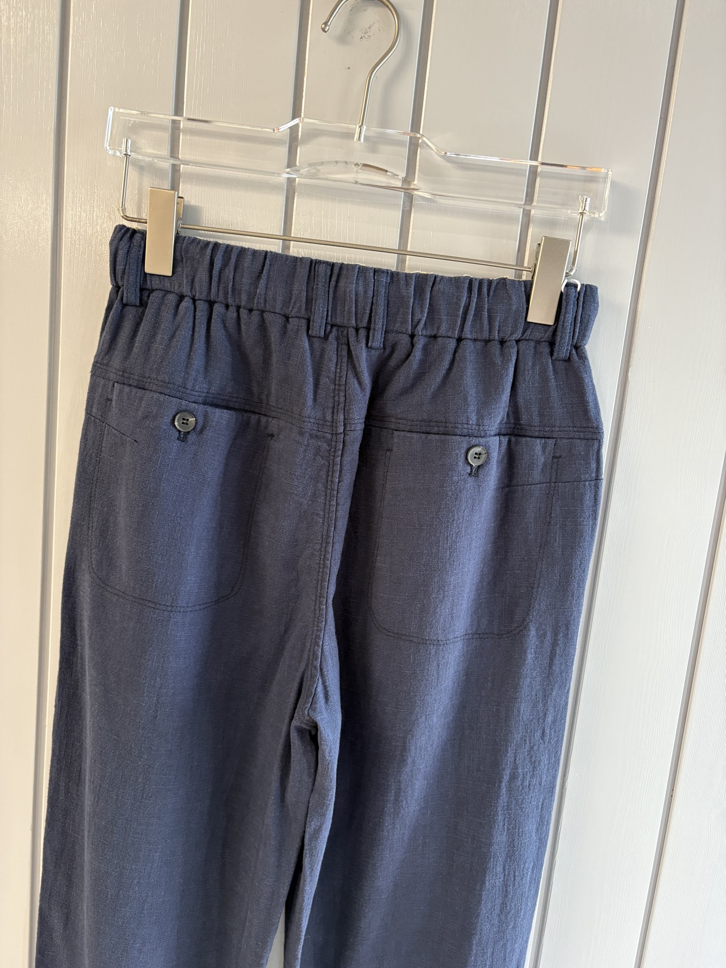 L2025年秋季新款70%苎麻30%棉简约百搭薄款透气直筒休闲长裤👖，面料柔软舒适透气&休闲百搭
尺码：