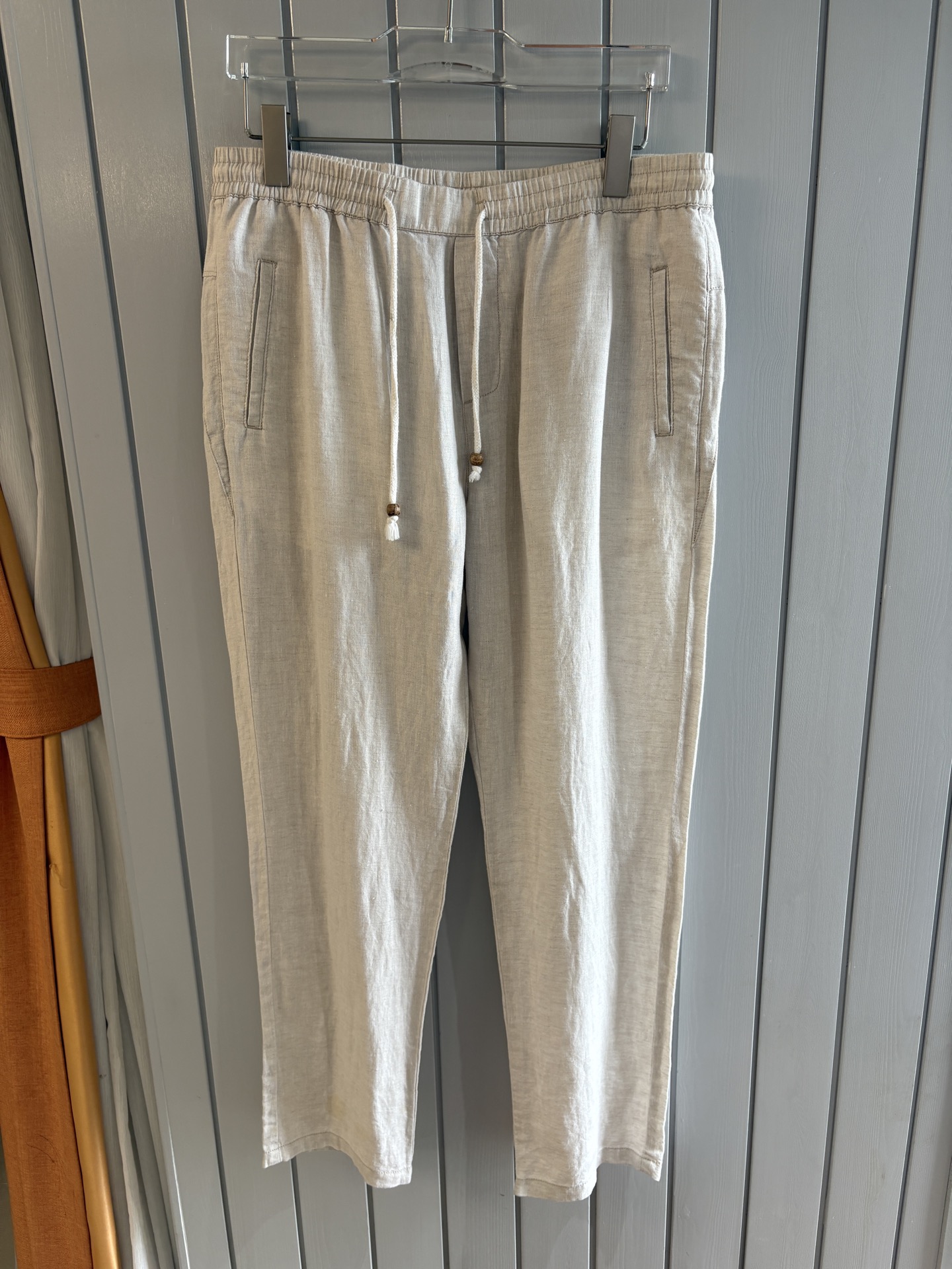 NO:512652,New pure linen simple and versatile thin breathable straight casual trousers, soft, comfortable and breathable & casual versatile color white, original erotic color, blue Size M-3xL, loro piana, alexander wang19860909L年夏季新款纯亚麻简约百搭薄款透气直筒休闲长裤,面料柔软舒适透气&休闲百搭 颜色白色、原麻色、兰色 尺码M-3xL,,loro piana,alexander wang,Men's clothing