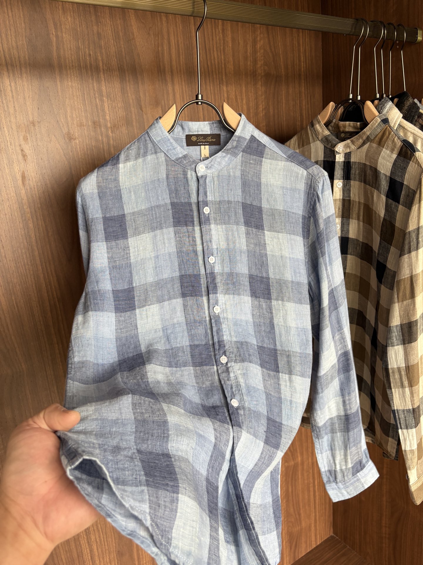 L2025年夏季新款100%纯亚麻简约百搭休闲衬衣，面料舒适透气&时尚百搭尺码：M-3XL