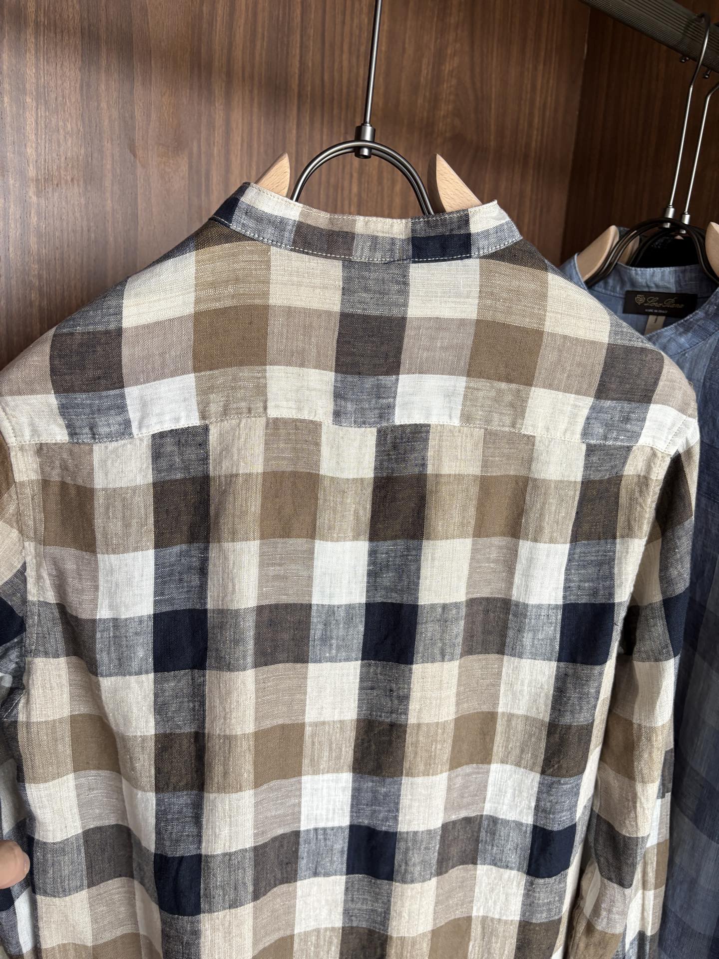 L2025年夏季新款100%纯亚麻简约百搭休闲衬衣，面料舒适透气&时尚百搭尺码：M-3XL