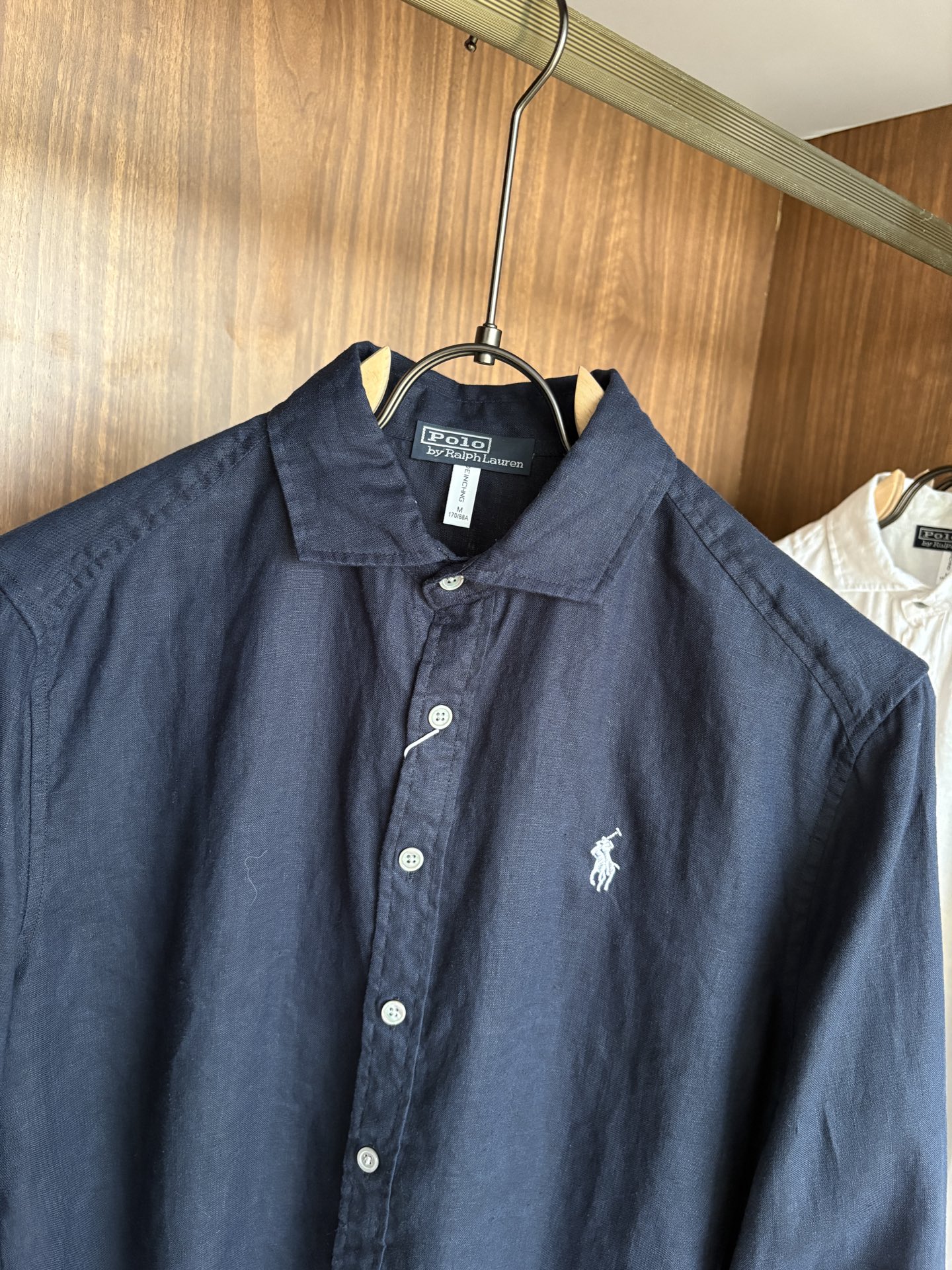 拉夫劳伦2025年夏季新款100%纯亚麻简约百搭休闲衬衣，面料舒适透气&时尚百搭颜色：白色、原麻色、卡其