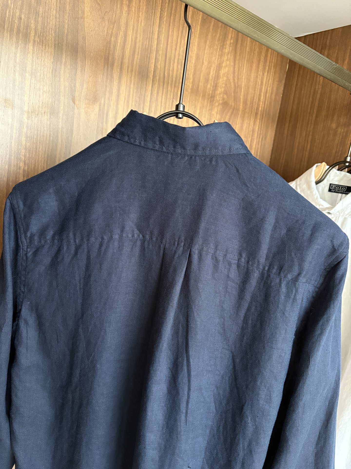 拉夫劳伦2025年夏季新款100%纯亚麻简约百搭休闲衬衣，面料舒适透气&时尚百搭颜色：白色、原麻色、卡其