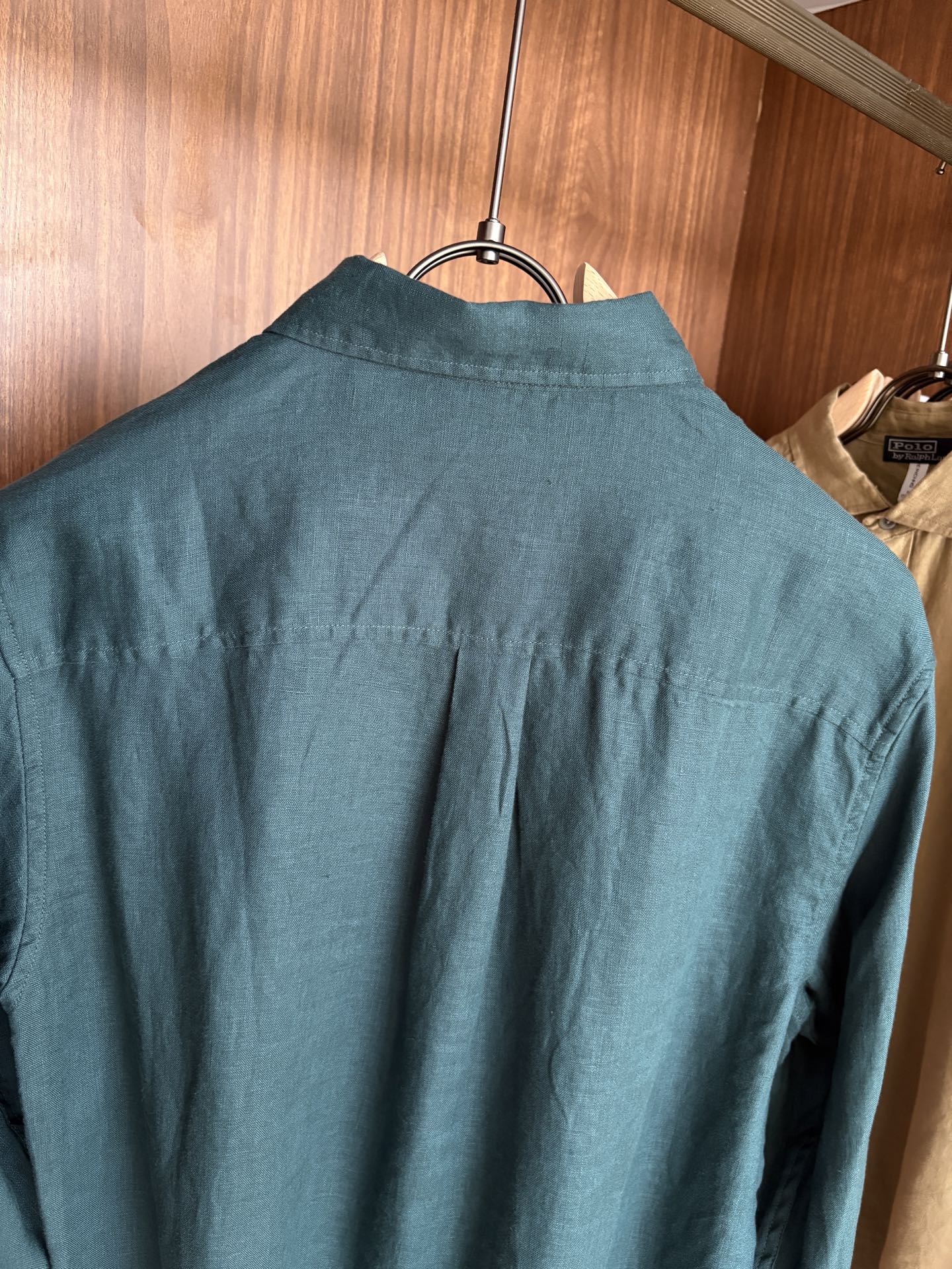 拉夫劳伦2025年夏季新款100%纯亚麻简约百搭休闲衬衣，面料舒适透气&时尚百搭颜色：白色、原麻色、卡其