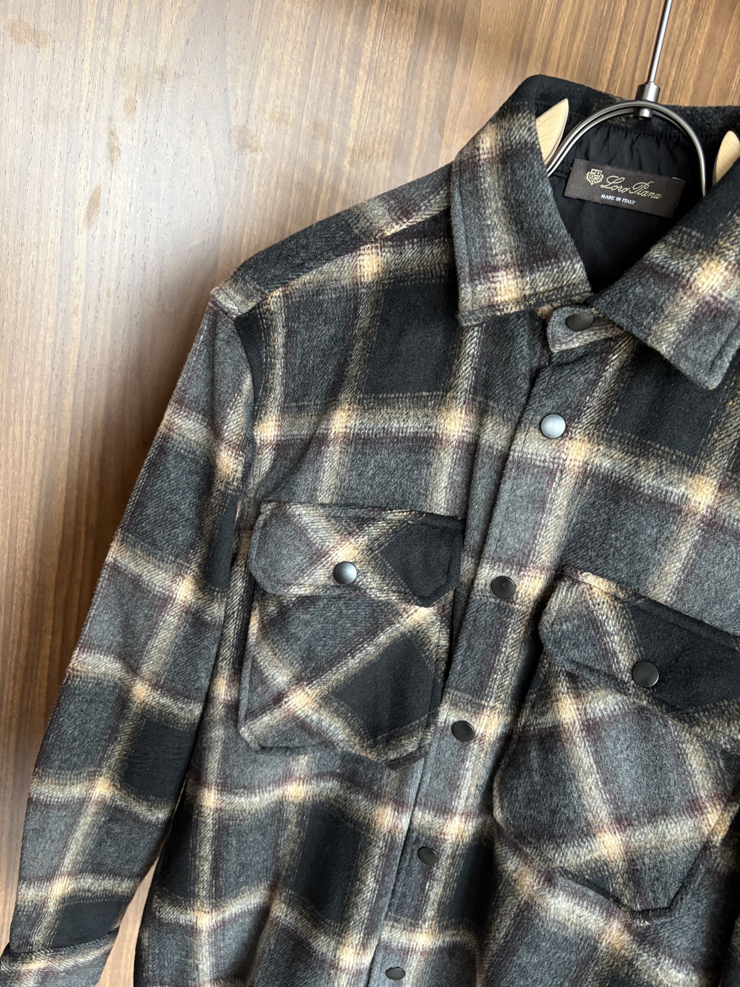 L最新2025年秋季新款100%棉简约百搭休闲格子长袖衬衣外套，面料舒适透气&时尚百搭尺码：M-4xL