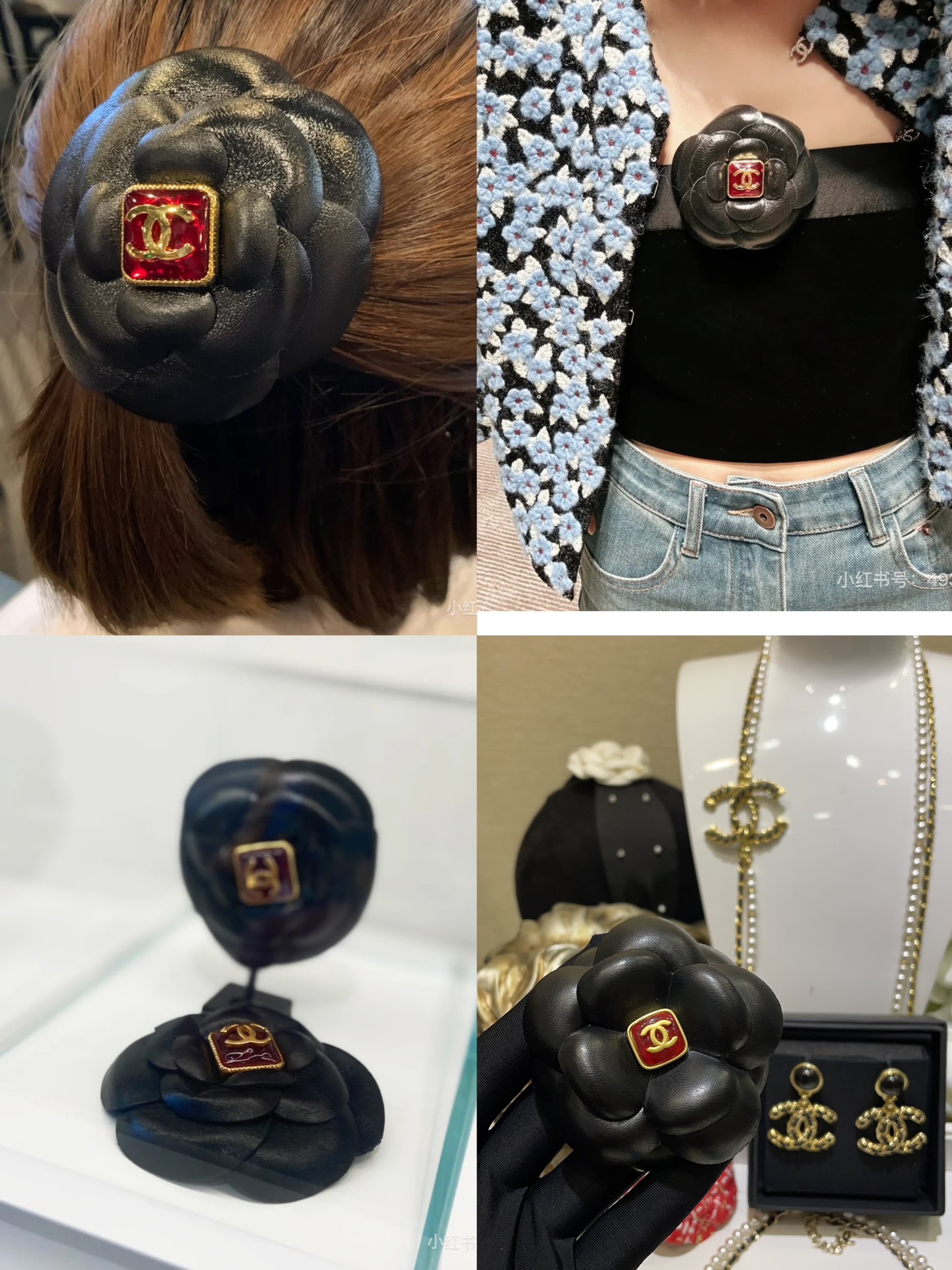 NO:631462,Collection of camellia brooch wearing effects, brooch, breastpin, Cardia high-end jewelry19860909山茶花胸针佩戴效果合集,,brooch，breastpin,卡迪亚高端饰品,Jewelry