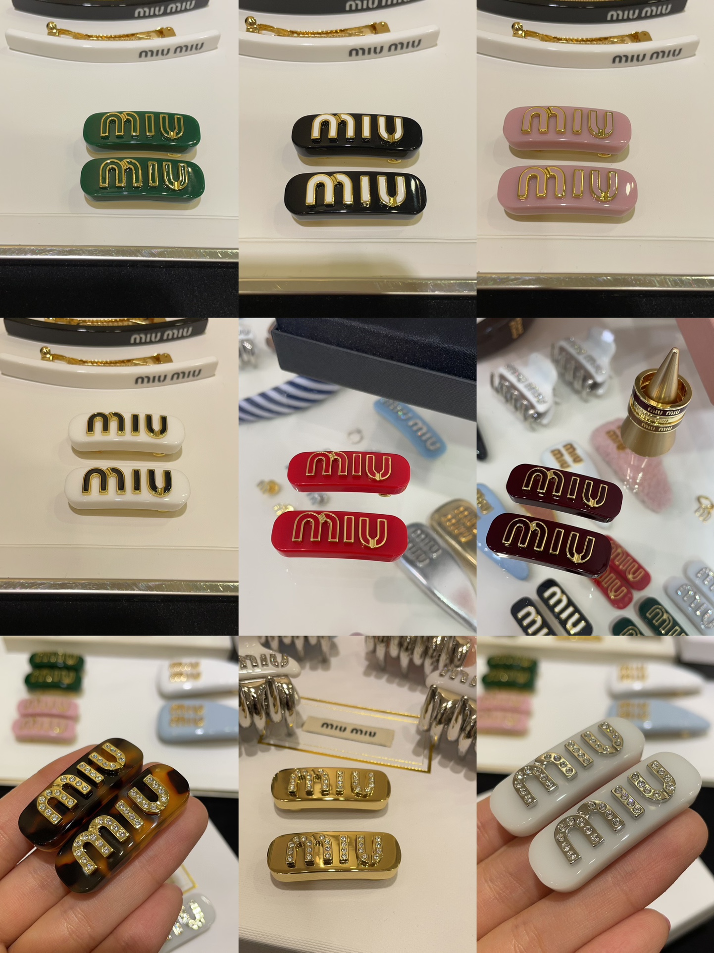 NO:631480,Miu super collection selection~ The most complete collection of miu hairpins on the entire Internet!  Miu ladies, come and choose, miumiu, hairpins, Cardia high-end accessories19860909Miu超级大合集选款～ 全网最全miu发夹集合图！ miu大小姐们快来挑选,,miumiu,hairpins,卡迪亚高端饰品,Jewelry