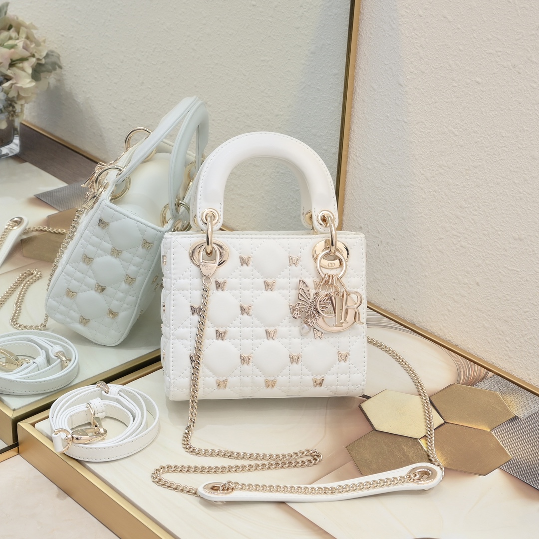Dior Lady Taschen Handtaschen Umhängetaschen  & Schultertaschen Echtleder