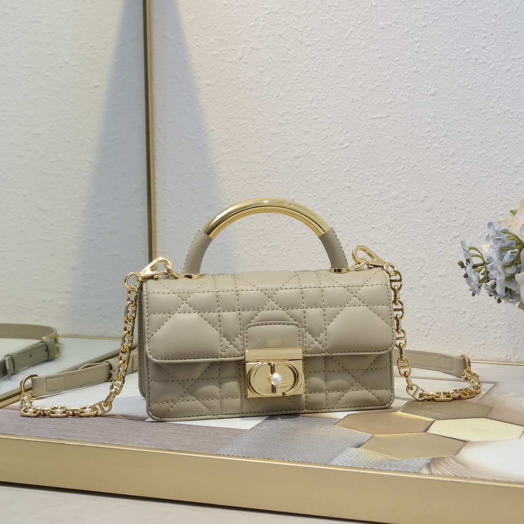 Dior Shop
 Bags Handbags Unsurpassed Quality
 Gold White Vintage Cowhide Resin Chains