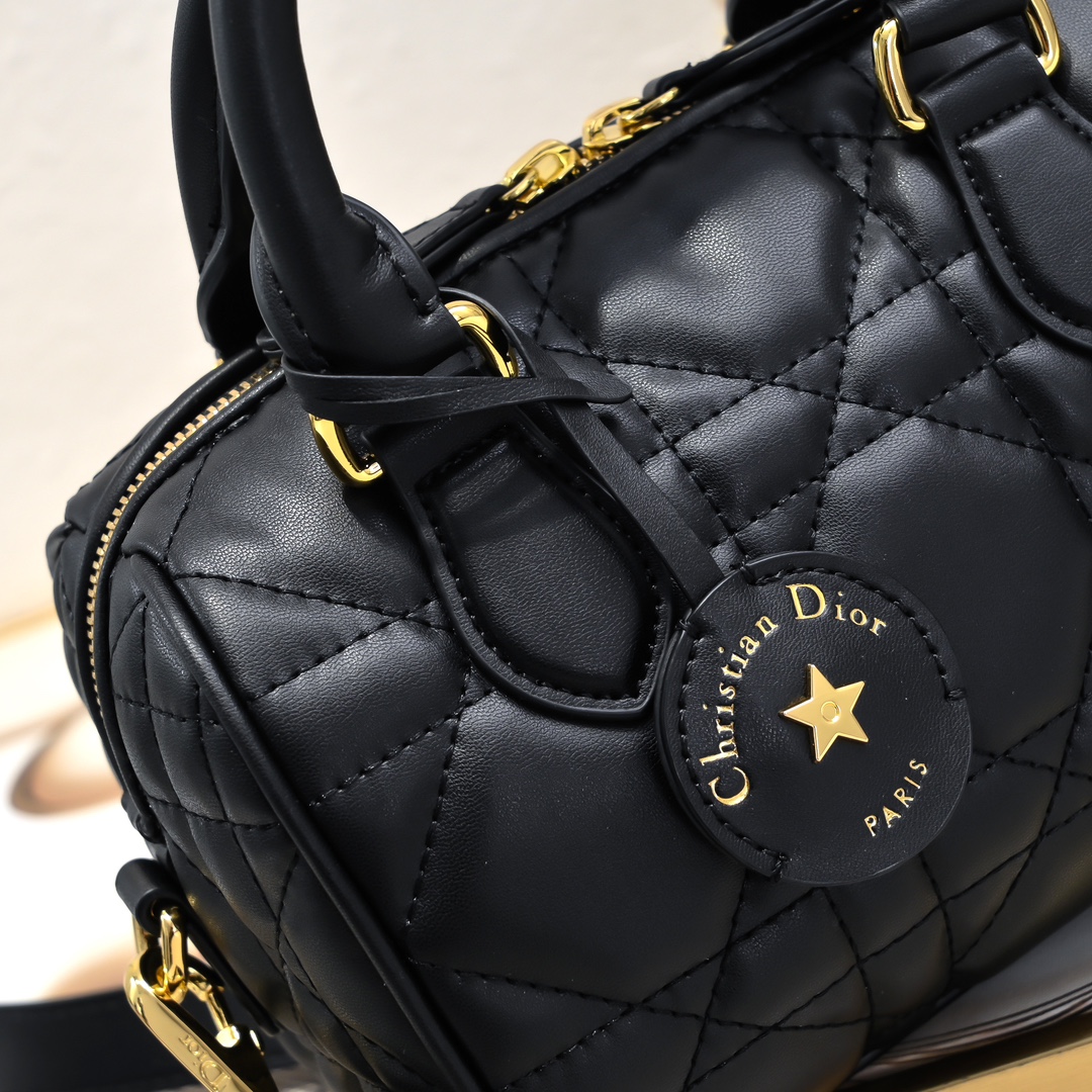 Dior Groove 20 Satchel Bag Black Quilted Leather with Gold-Tone Hardware 6 i1723352605 4322 6