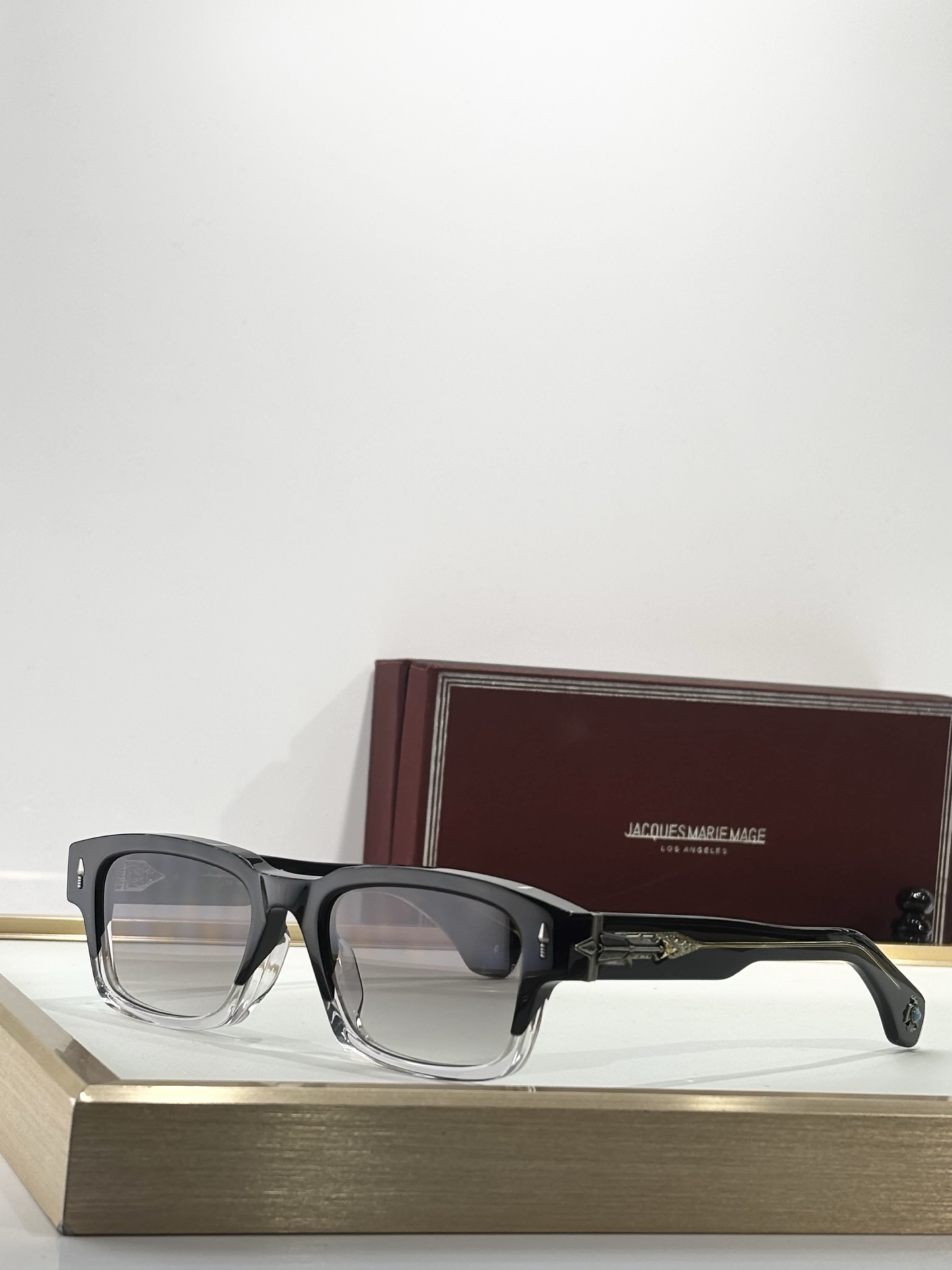 JACQUES MARIE MAGE绿松石系列 8.0厚料定制原版复刻 日本手工眼镜 镜框採用厚金属打造