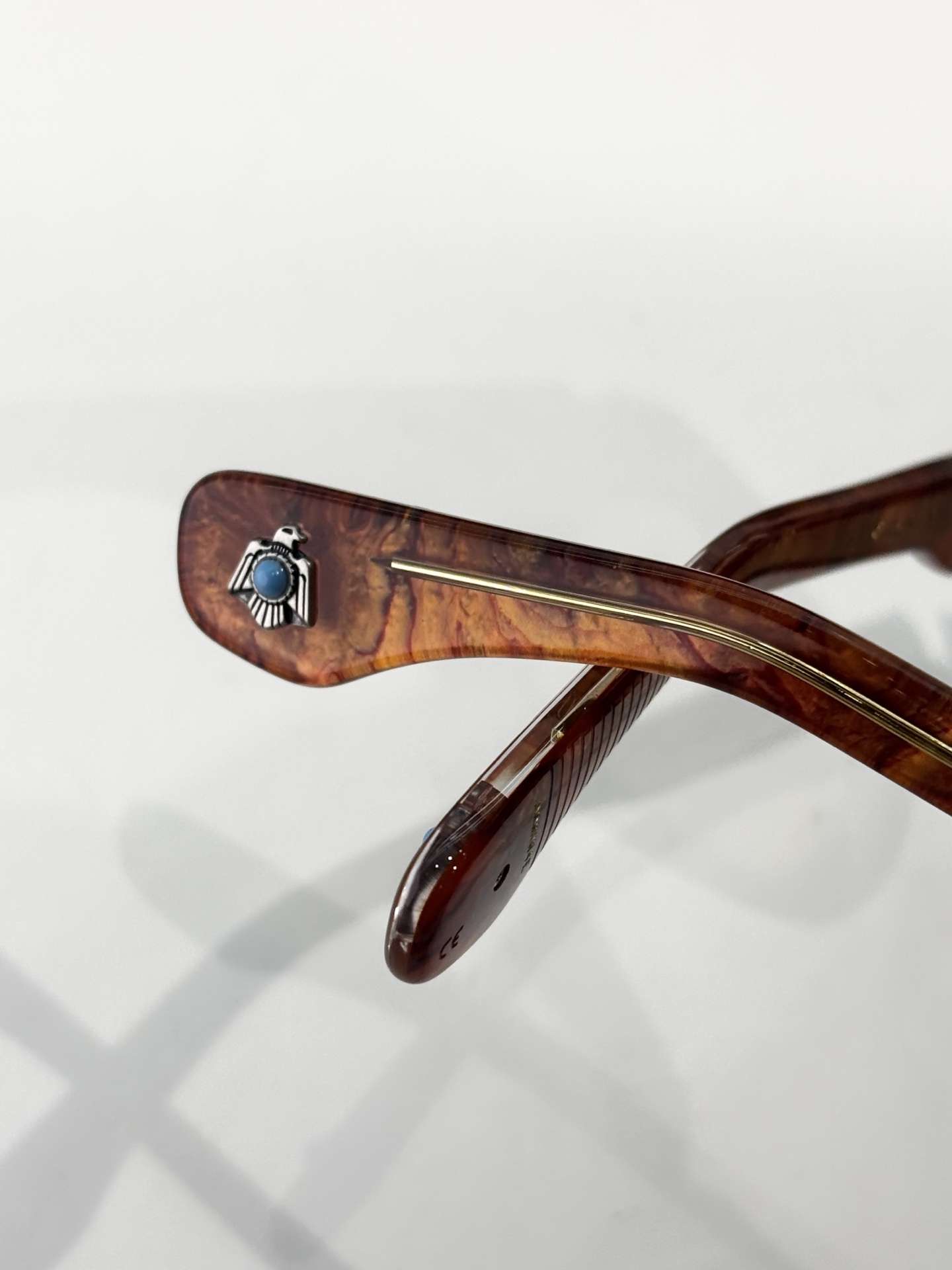 JACQUES MARIE MAGE绿松石系列 8.0厚料定制原版复刻 日本手工眼镜 镜框採用厚金属打造