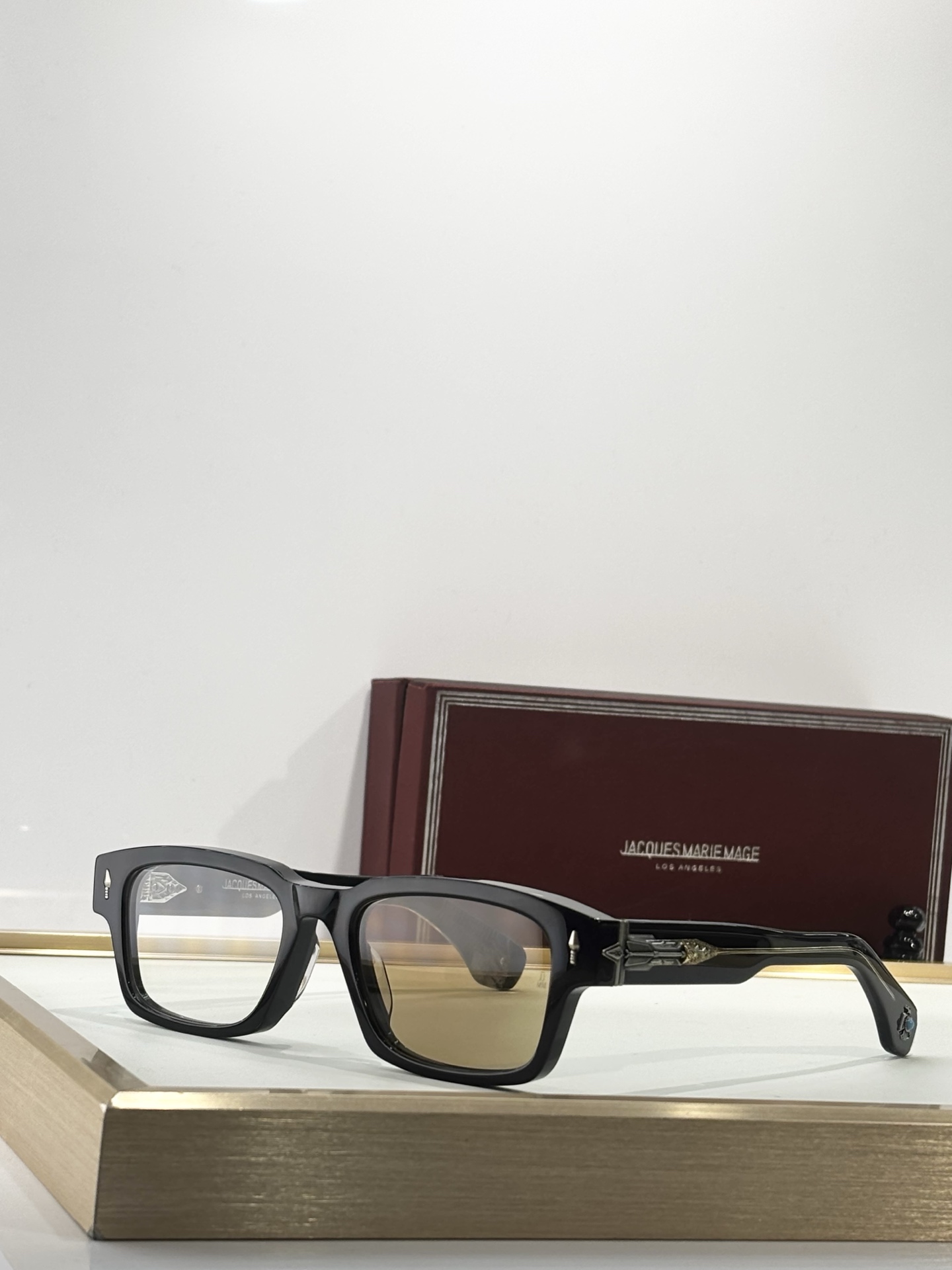 JACQUES MARIE MAGE绿松石系列 8.0厚料定制原版复刻 日本手工眼镜 镜框採用厚金属打造