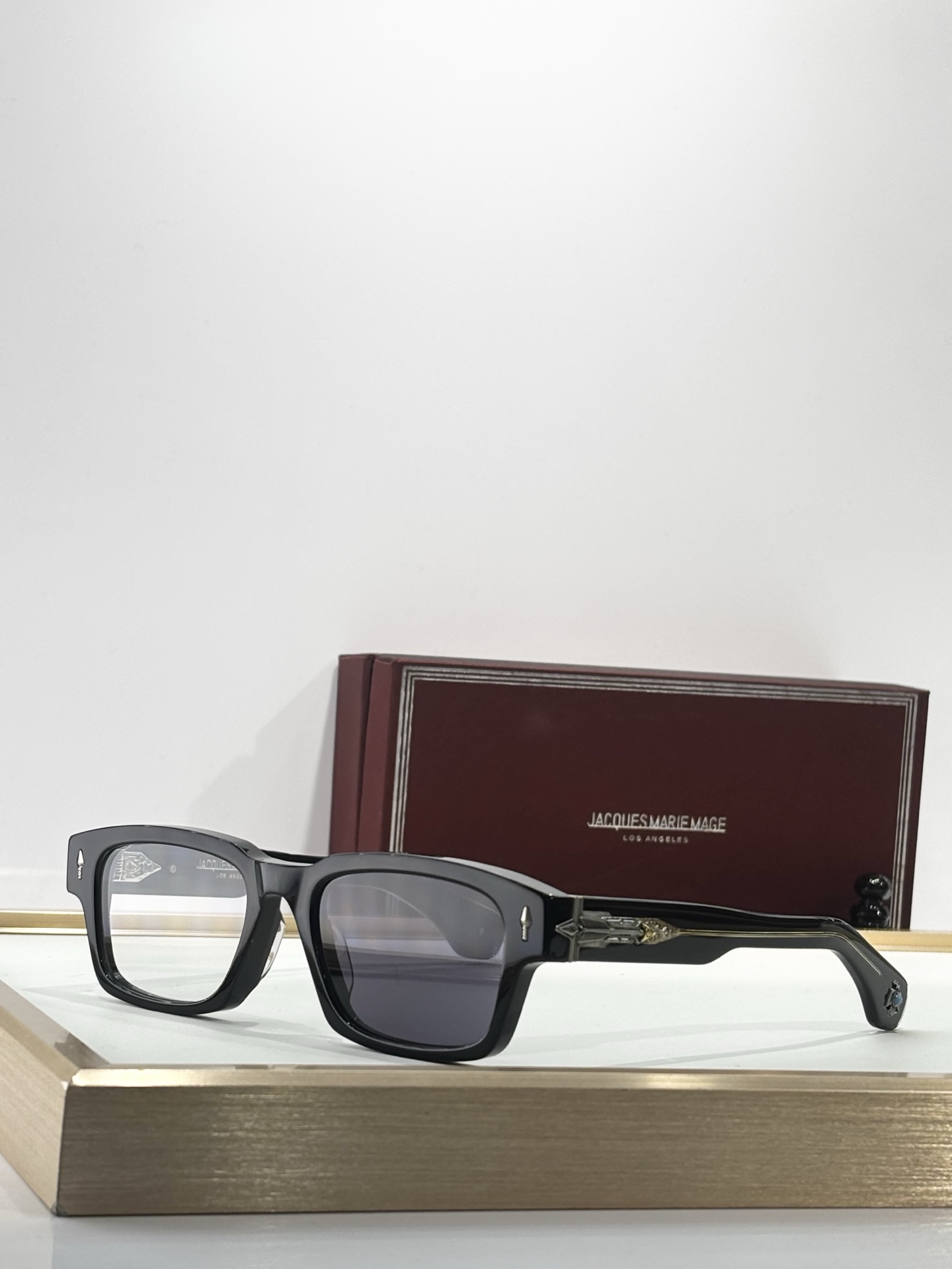 JACQUES MARIE MAGE绿松石系列 8.0厚料定制原版复刻 日本手工眼镜 镜框採用厚金属打造