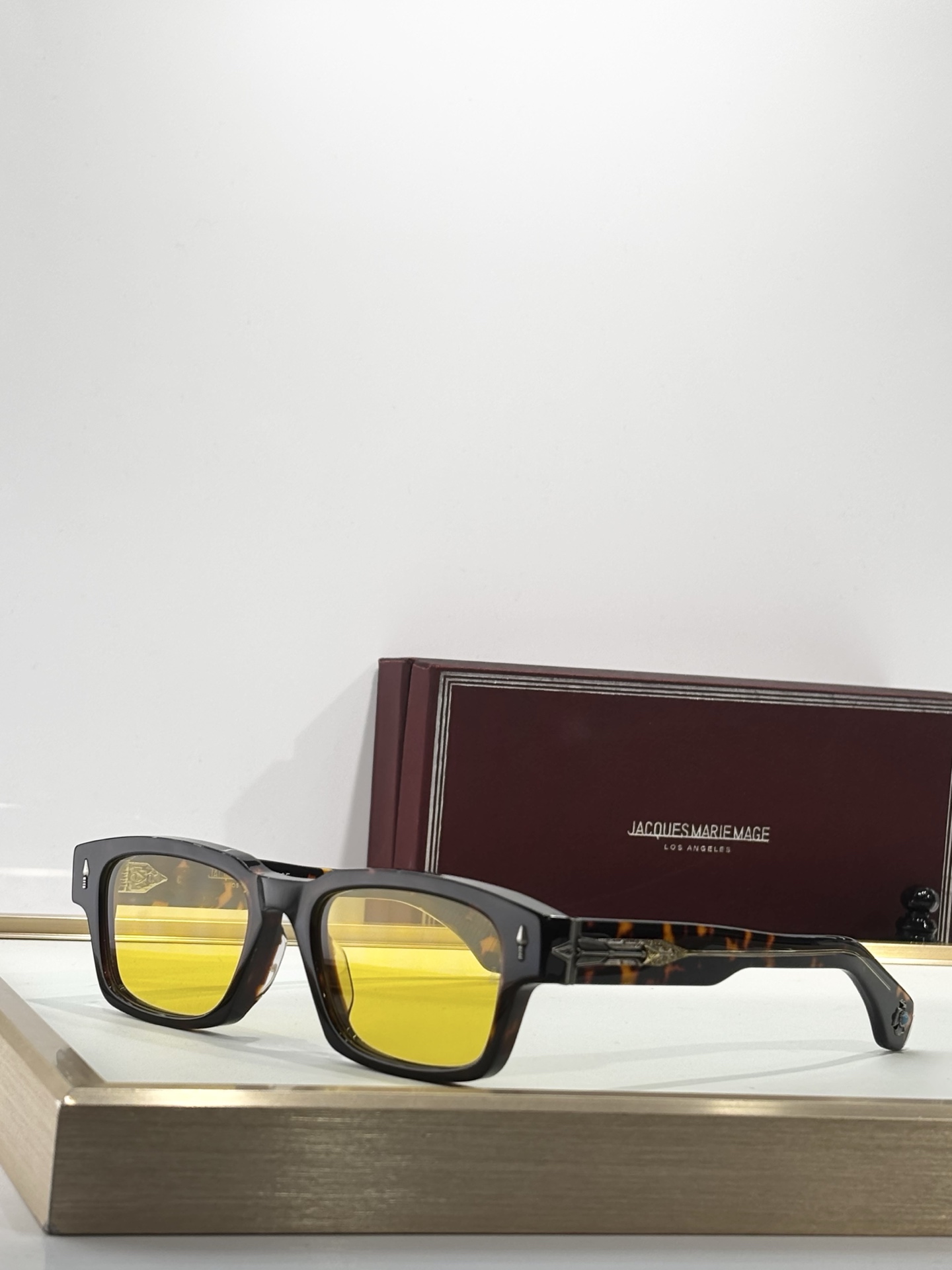 JACQUES MARIE MAGE绿松石系列 8.0厚料定制原版复刻 日本手工眼镜 镜框採用厚金属打造