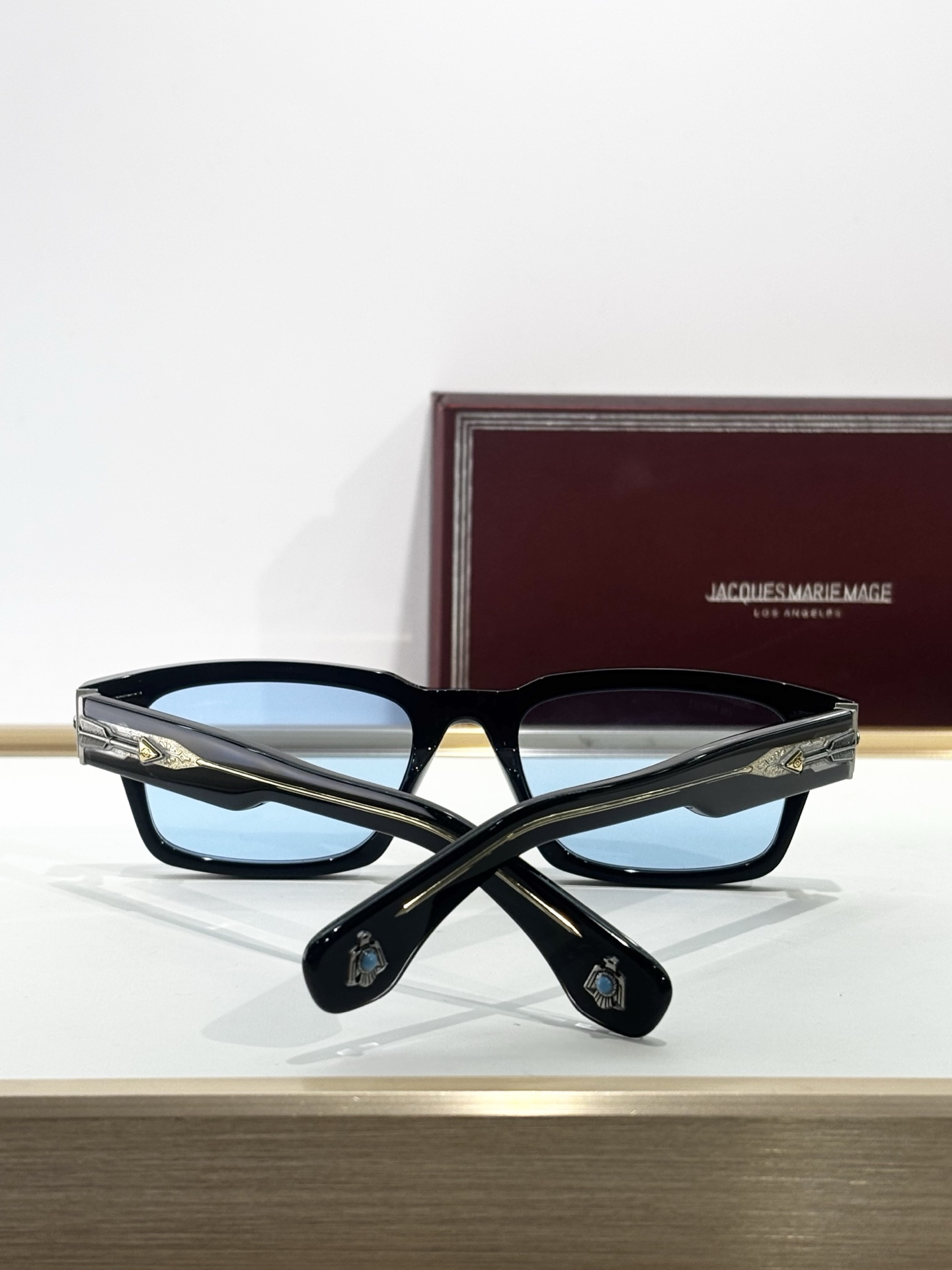 JACQUES MARIE MAGE绿松石系列 8.0厚料定制原版复刻 日本手工眼镜 镜框採用厚金属打造