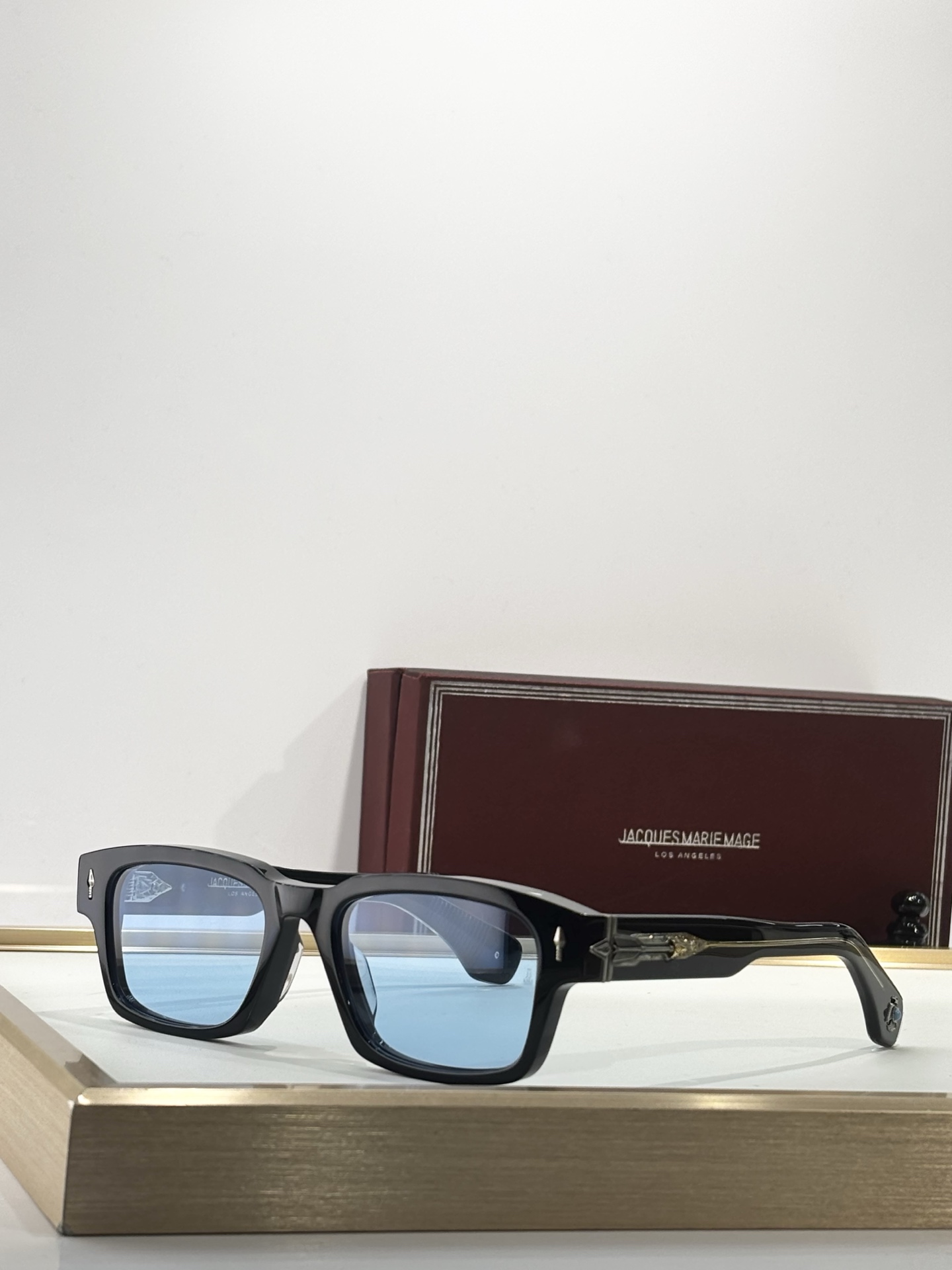 JACQUES MARIE MAGE绿松石系列 8.0厚料定制原版复刻 日本手工眼镜 镜框採用厚金属打造