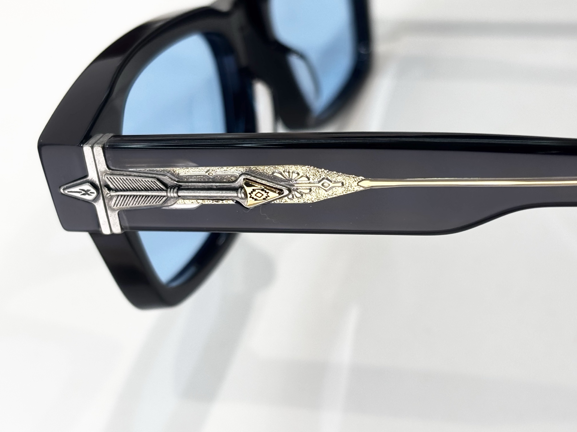 JACQUES MARIE MAGE绿松石系列 8.0厚料定制原版复刻 日本手工眼镜 镜框採用厚金属打造