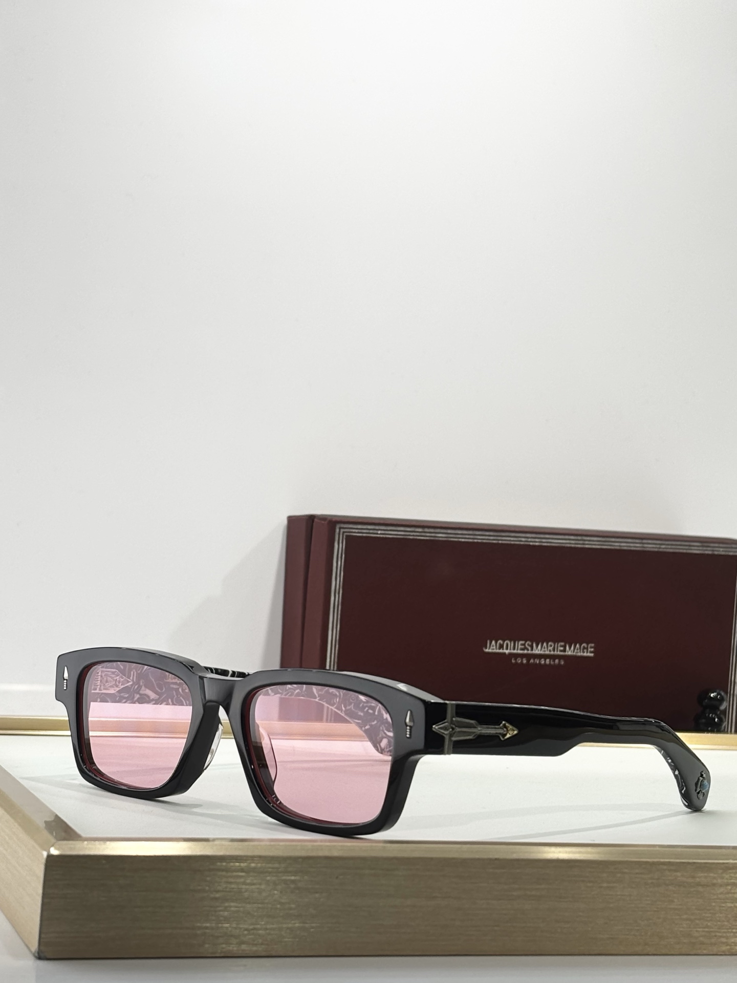 JACQUES MARIE MAGE绿松石系列 8.0厚料定制原版复刻 日本手工眼镜 镜框採用厚金属打造