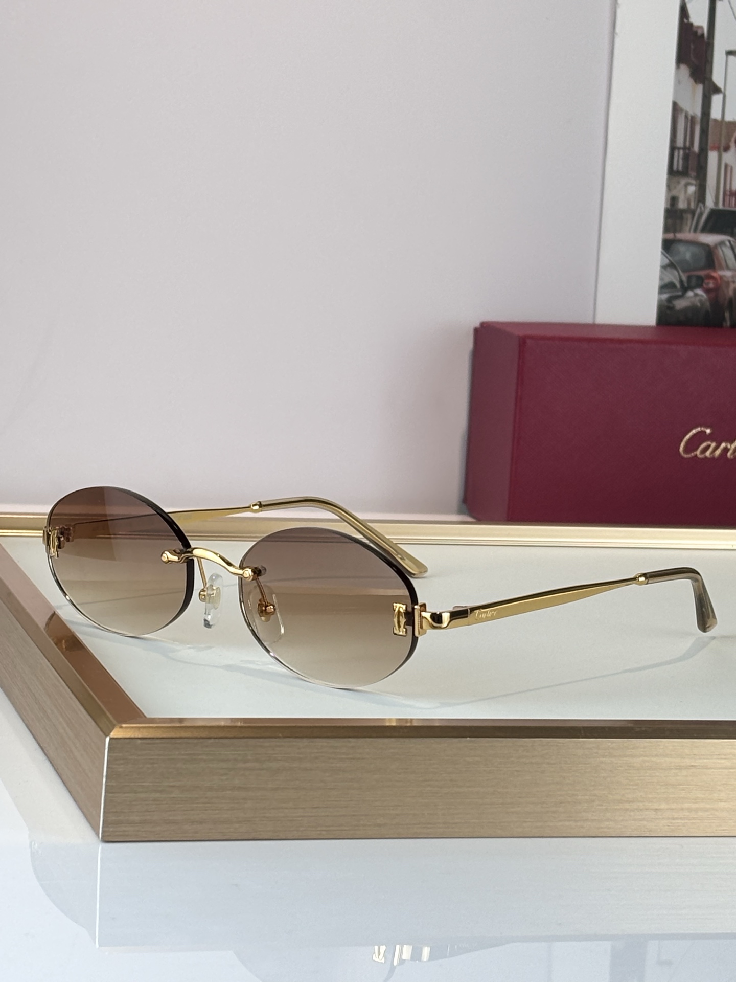 CARTIE* 加厚高清尼龙镜片 MOD:CT0592S SIZE:55-20-145   