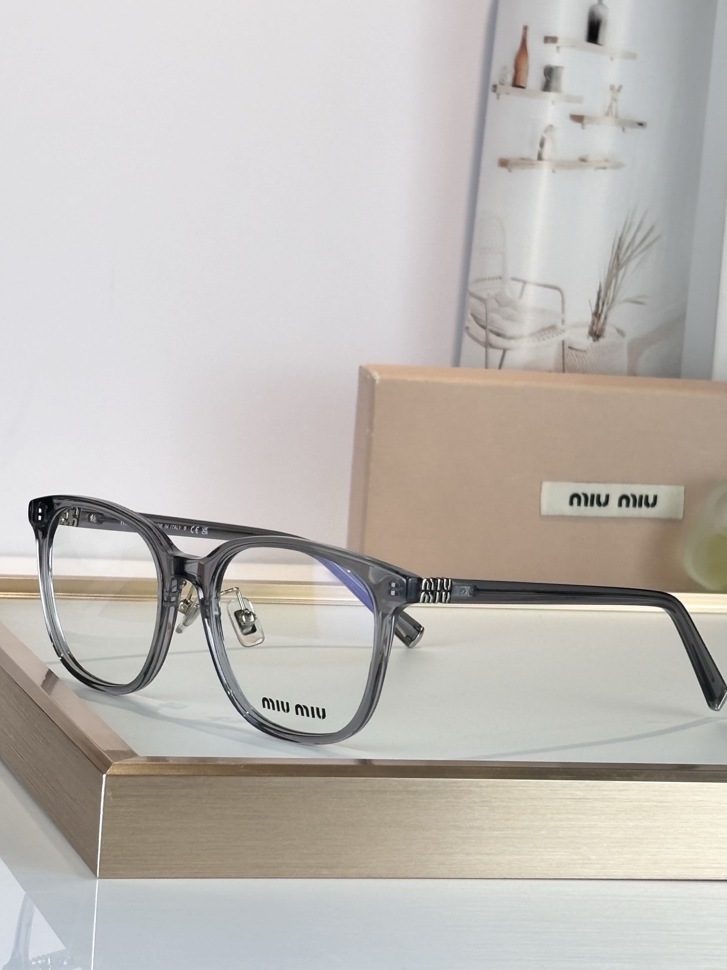 Miumiu*Mod:VMU01WSIZE:54-19-140Farm