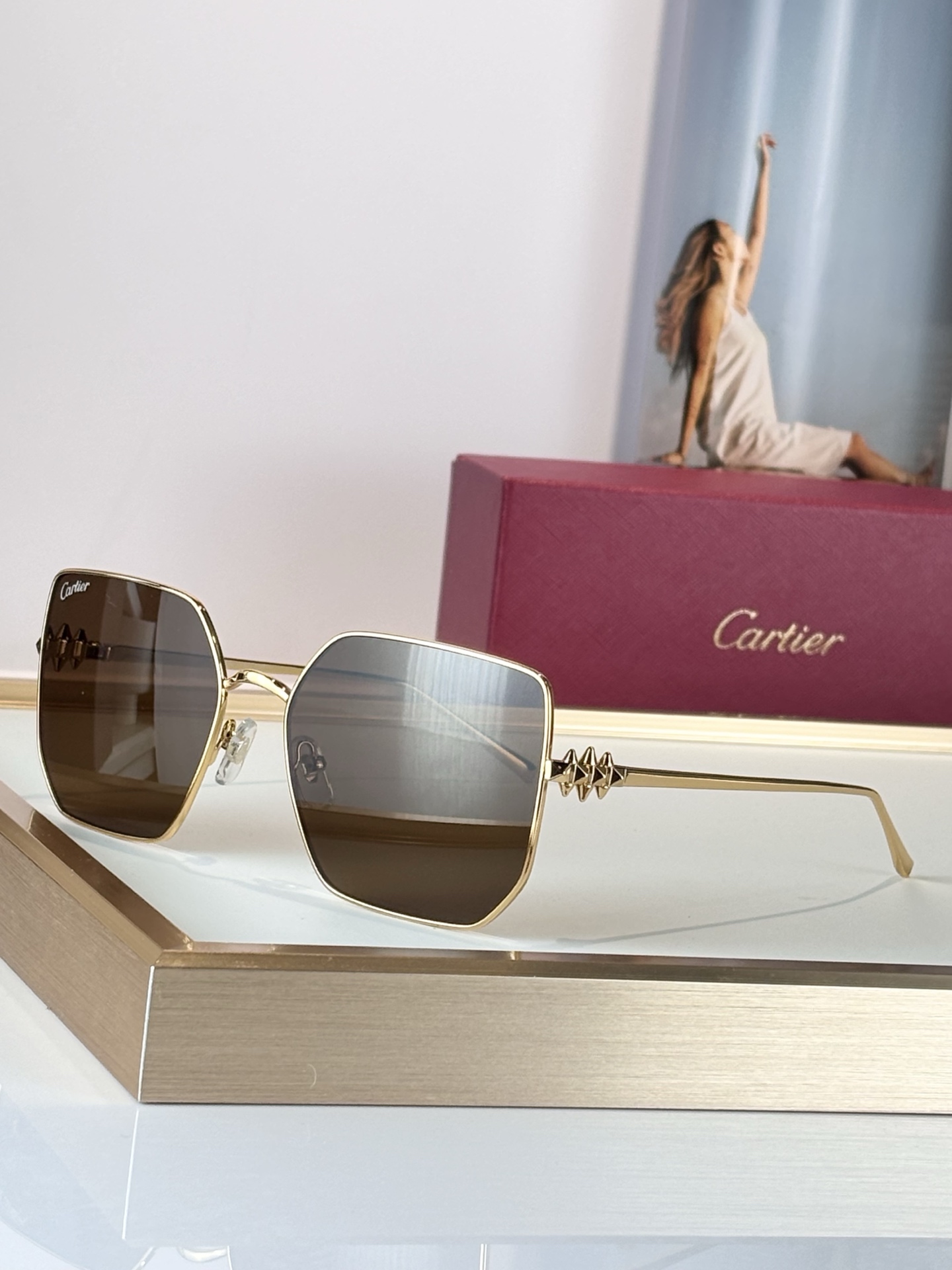 Cartie*Mod:CT0645SSize:56-17-145铆钉 高级镀金