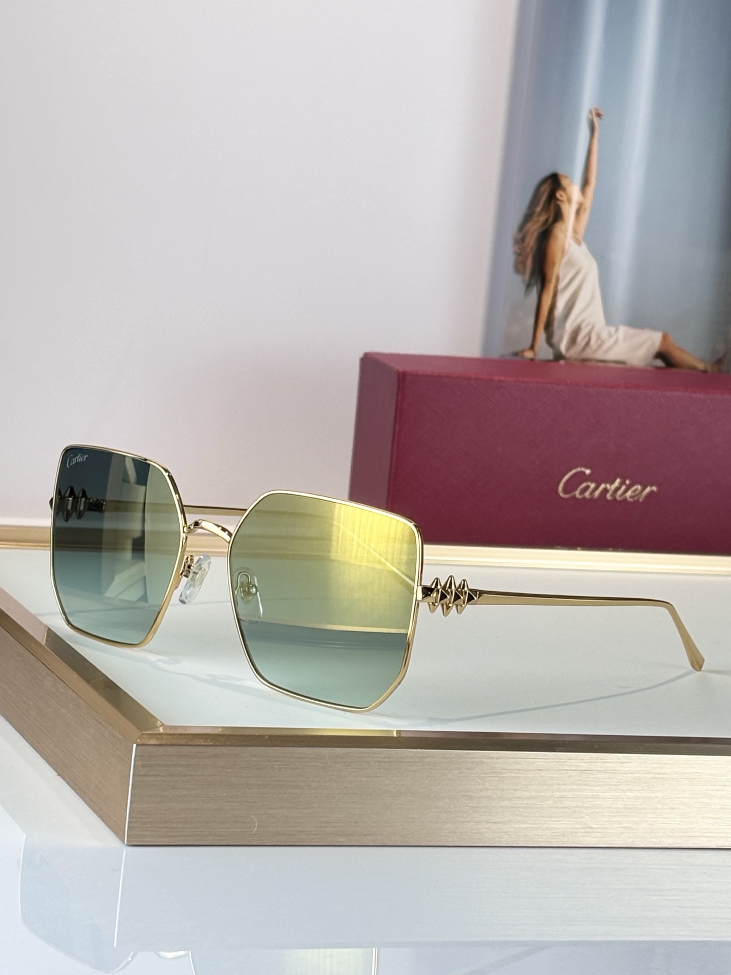 Cartie*Mod:CT0645SSize:56-17-145铆钉 高级镀金