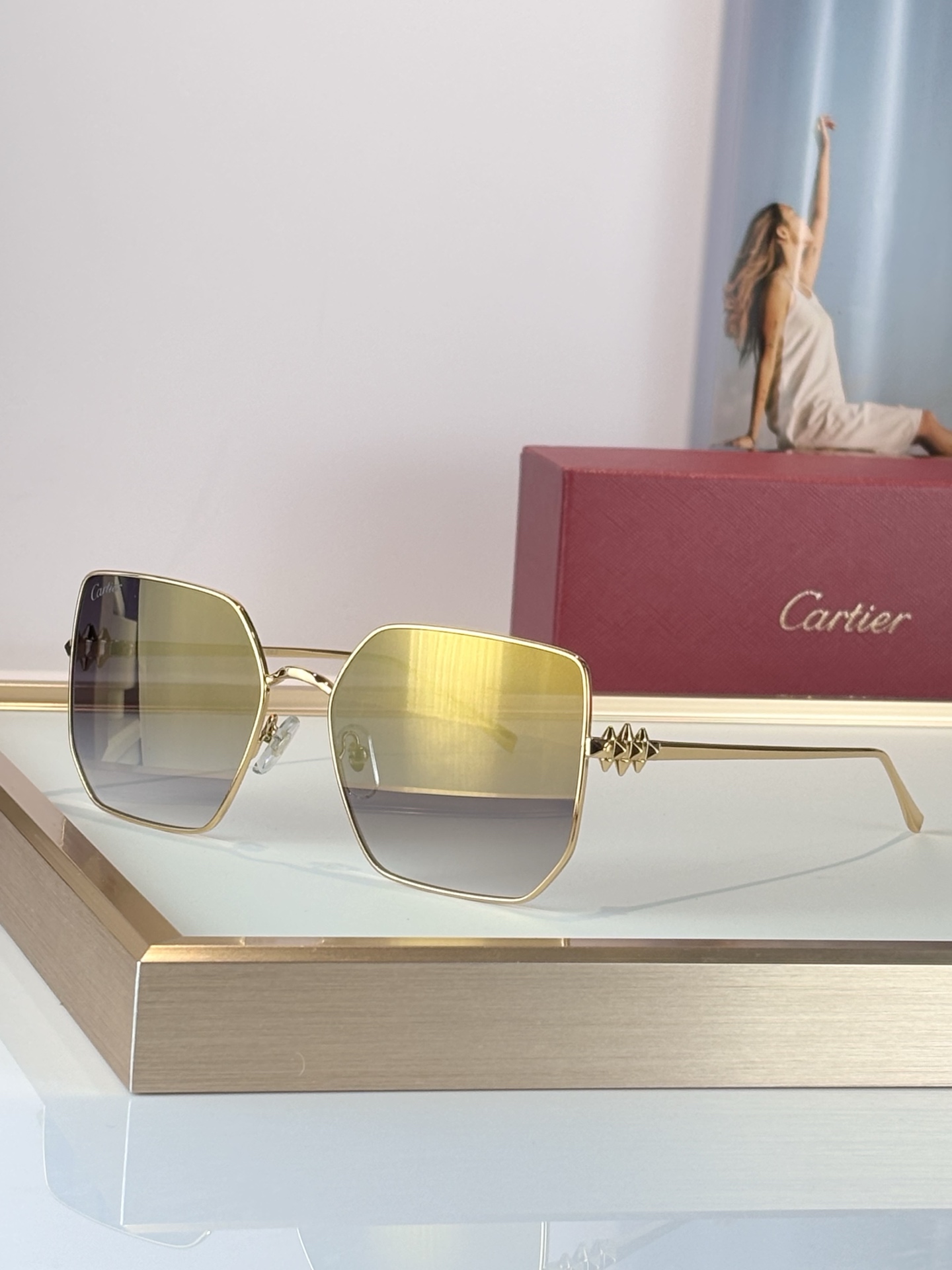 Cartie*Mod:CT0645SSize:56-17-145铆钉 高级镀金