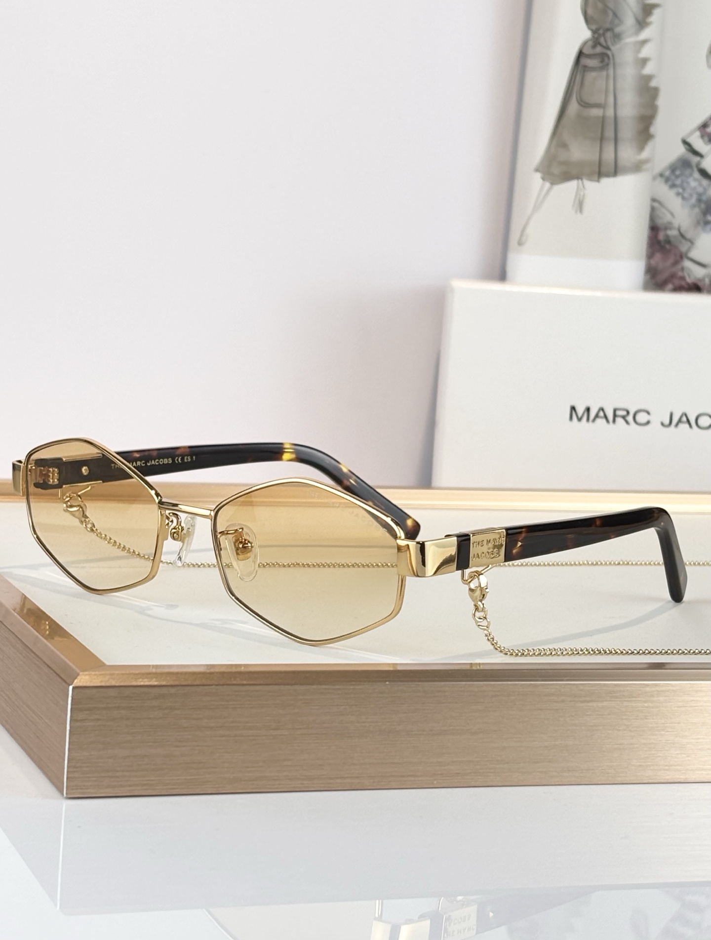 Marc jacobs Mod:MARC 496/sSize:55-17-140链条⛓️