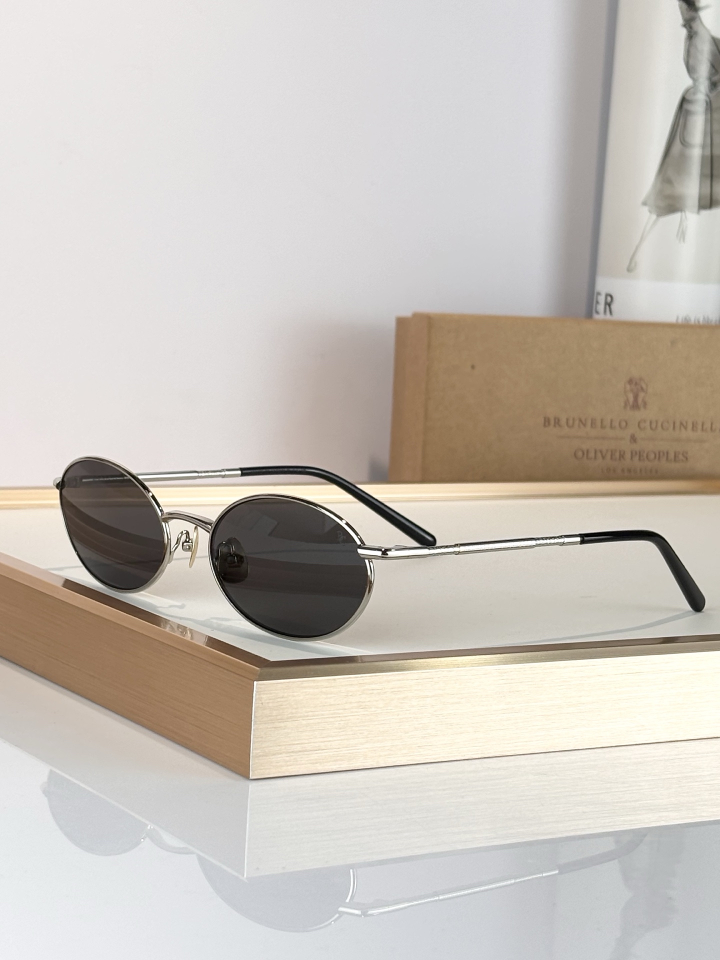 ToP quality Round Frame Brunello Cucinelli & Oliver 