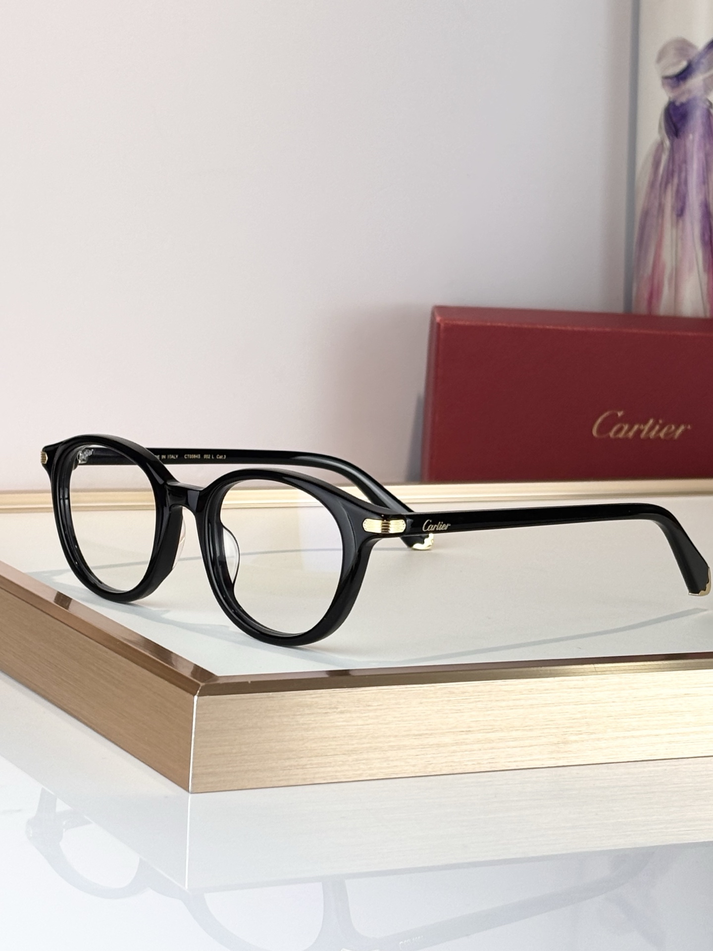 Cartier内部蓝膜MOD：CT0584SSize：49口21-145