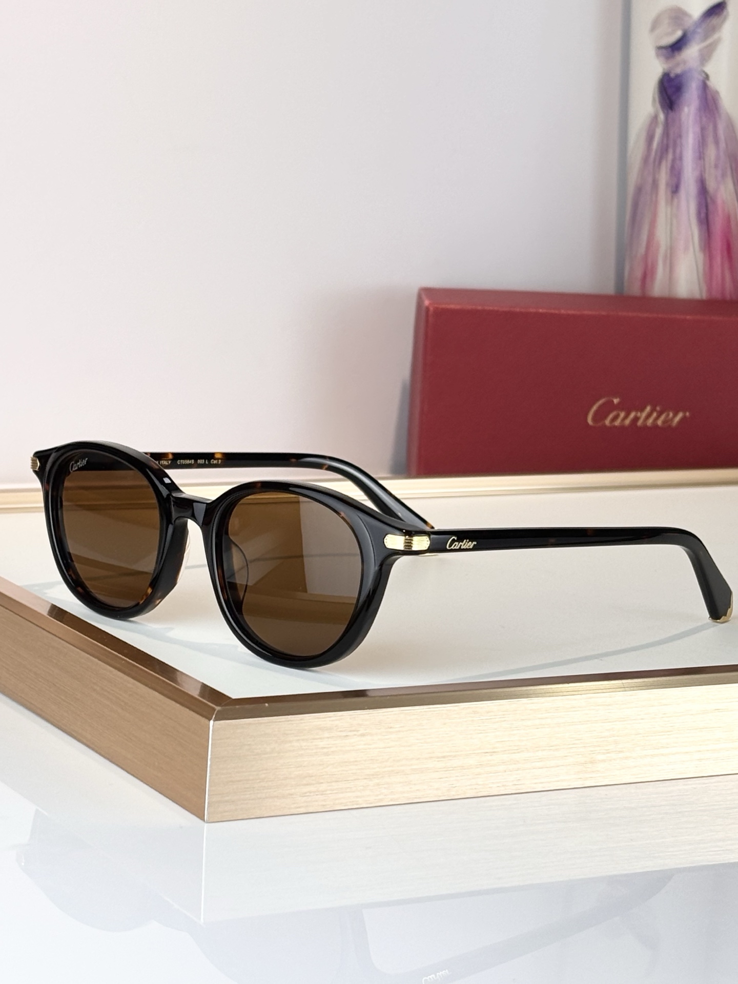 Cartier内部蓝膜MOD：CT0584SSize：49口21-145