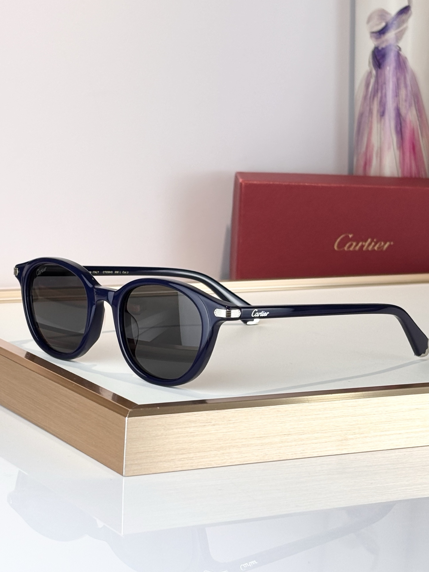 Cartier内部蓝膜MOD：CT0584SSize：49口21-145