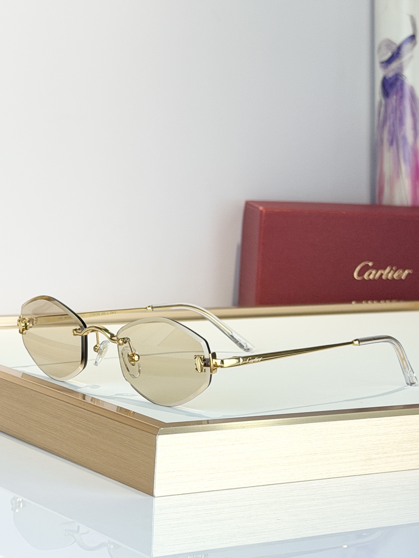 CartierMOD：CT 0678SSize：52口20-140