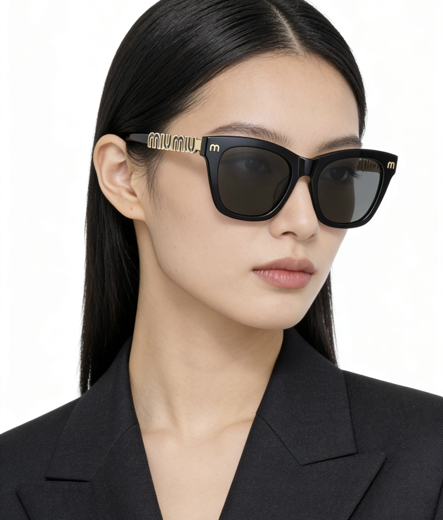 MIUMIUMOD:SMU085ZSize:51口20-135