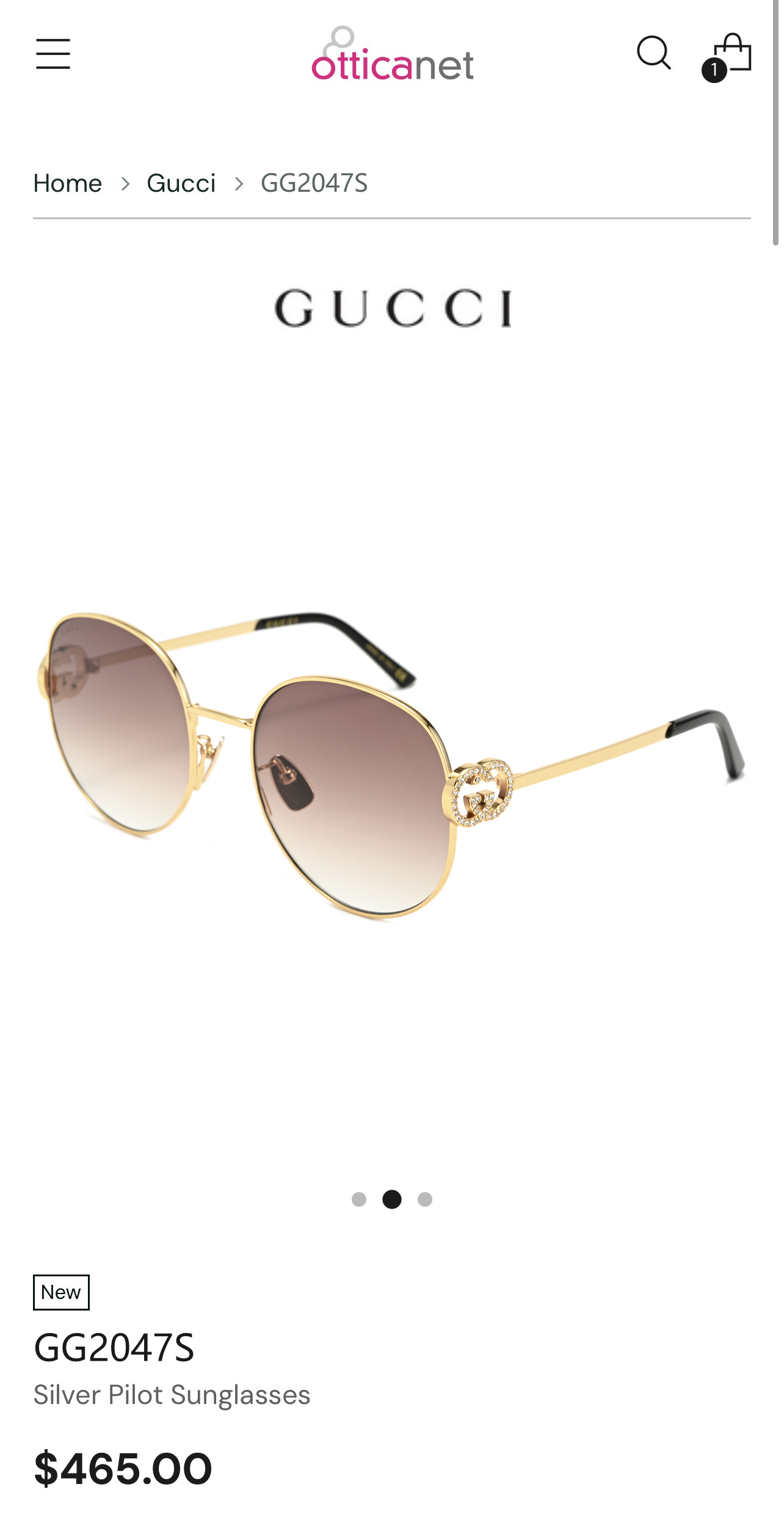 GUCC*MOD：GG2047SSize：58口20-135