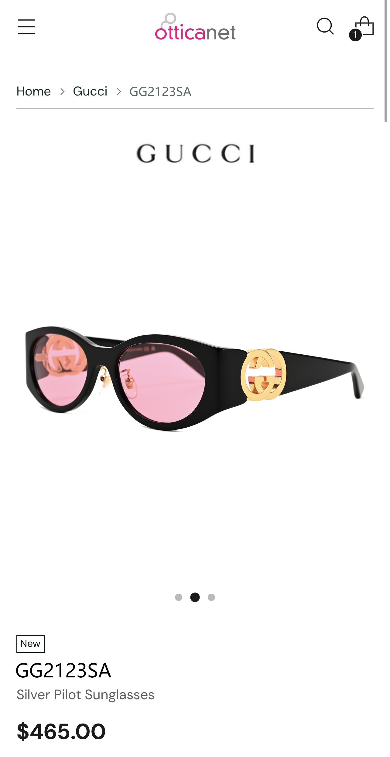 GUCC*MOD：GG2123SASize：55口19-140