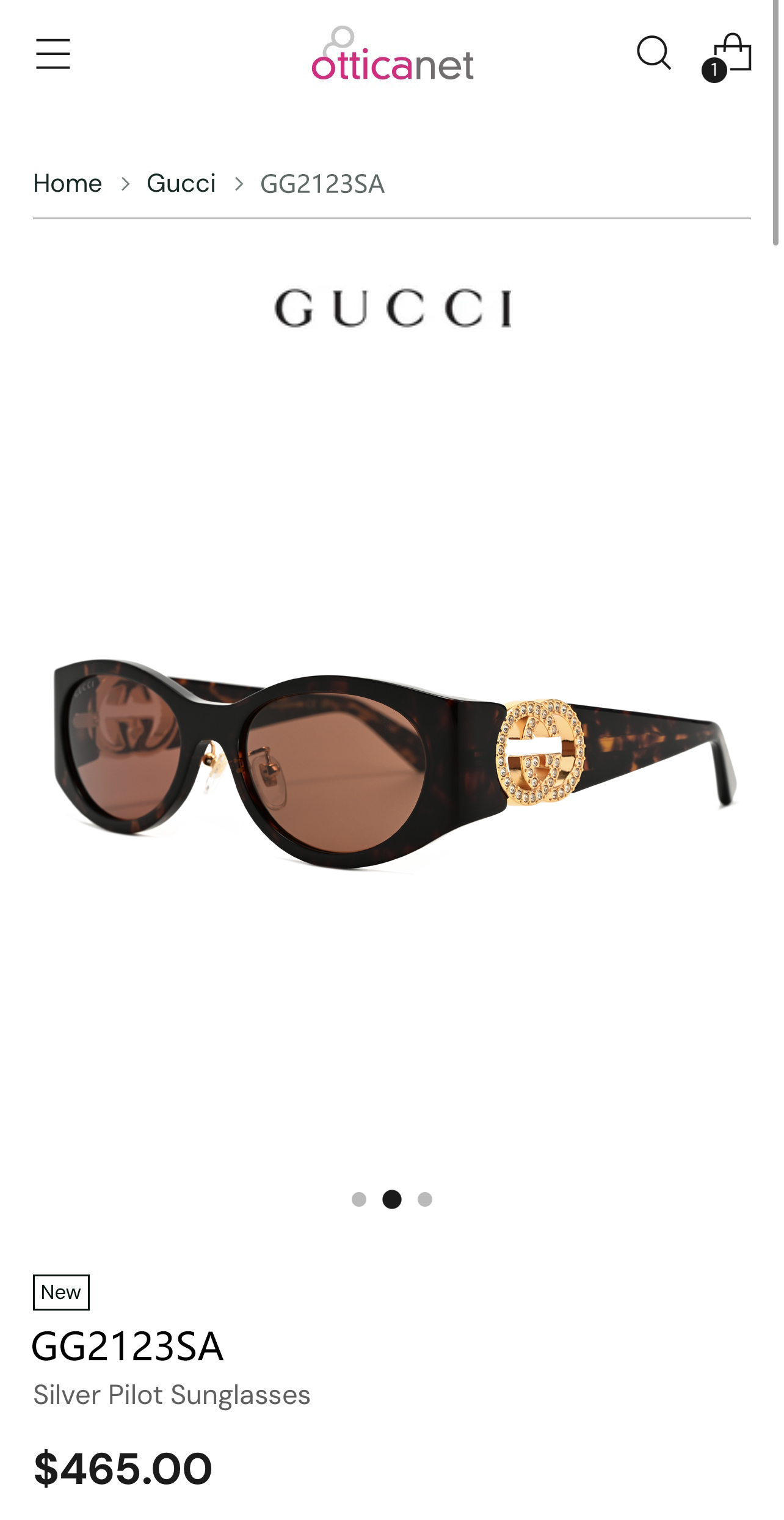 GUCC*MOD：GG2123SASize：55口19-140