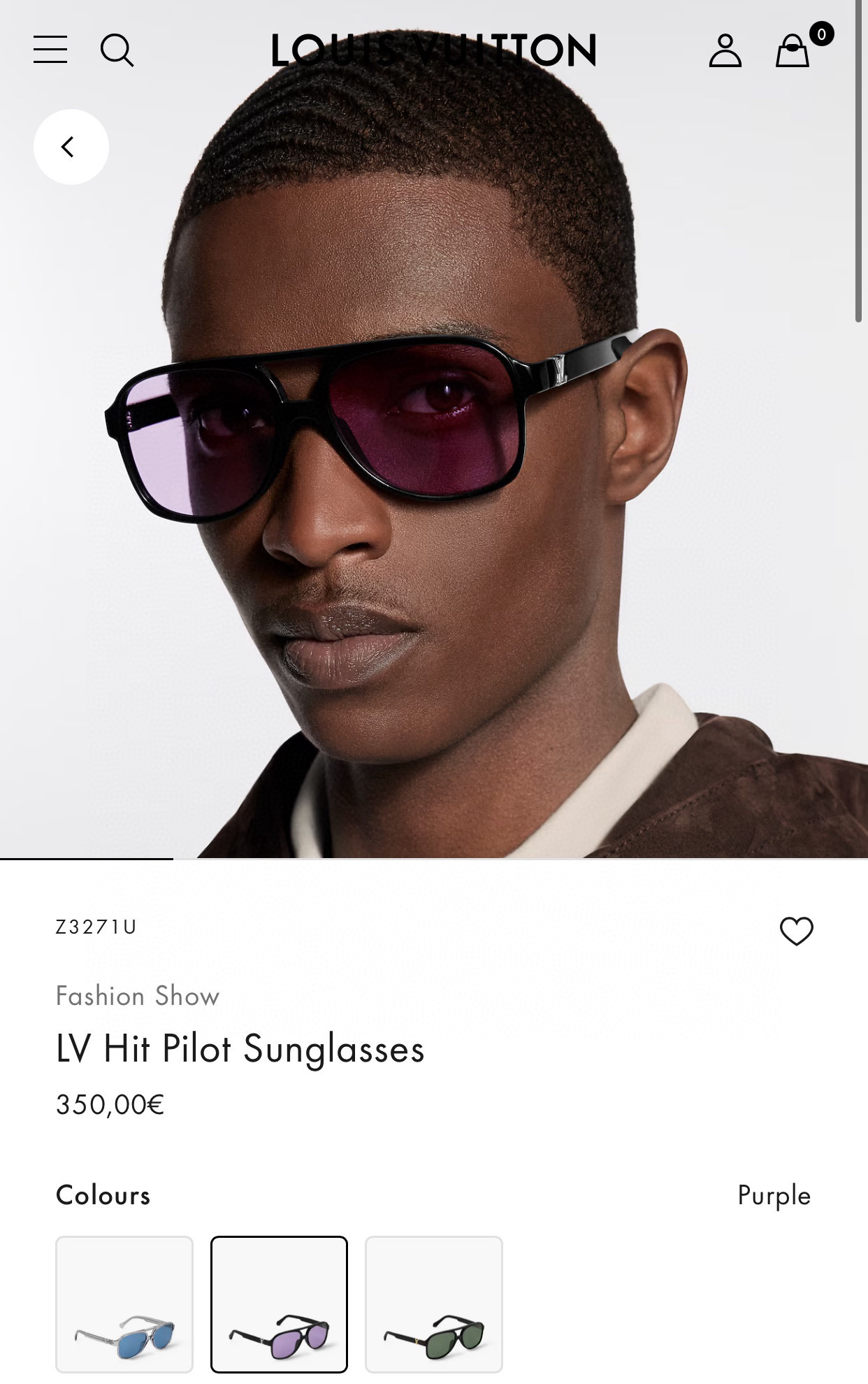 LOUIS VUITTOMODEL：Z2866USIZE：59口17-145