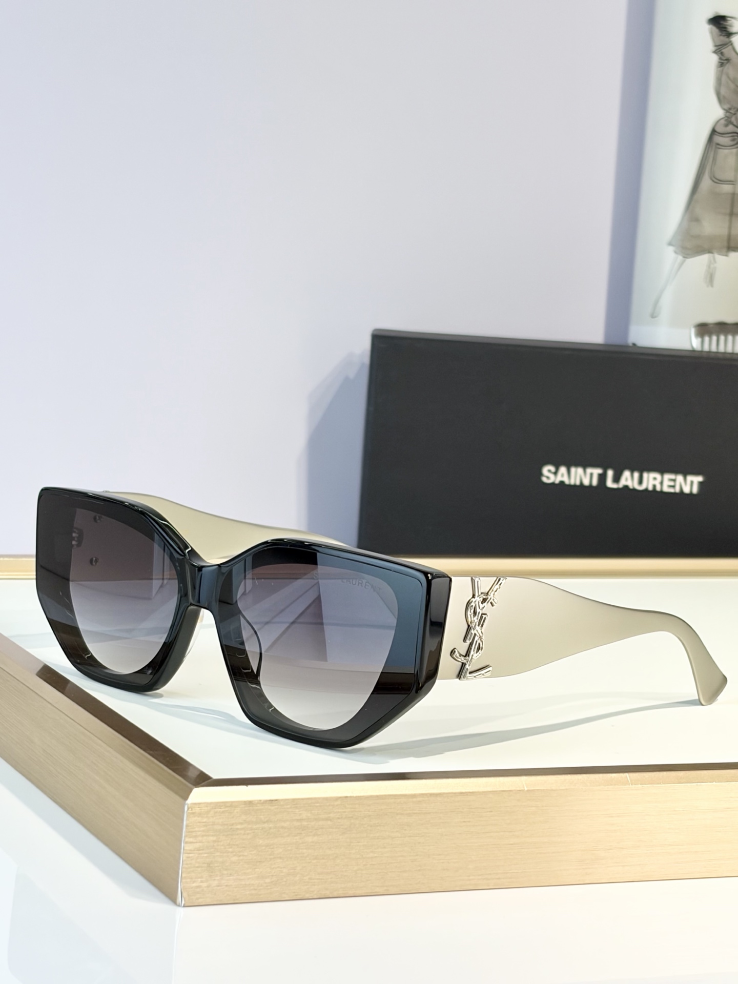 SAINT LAUREN*MODEL：SL M1724SIZE：54口19-145