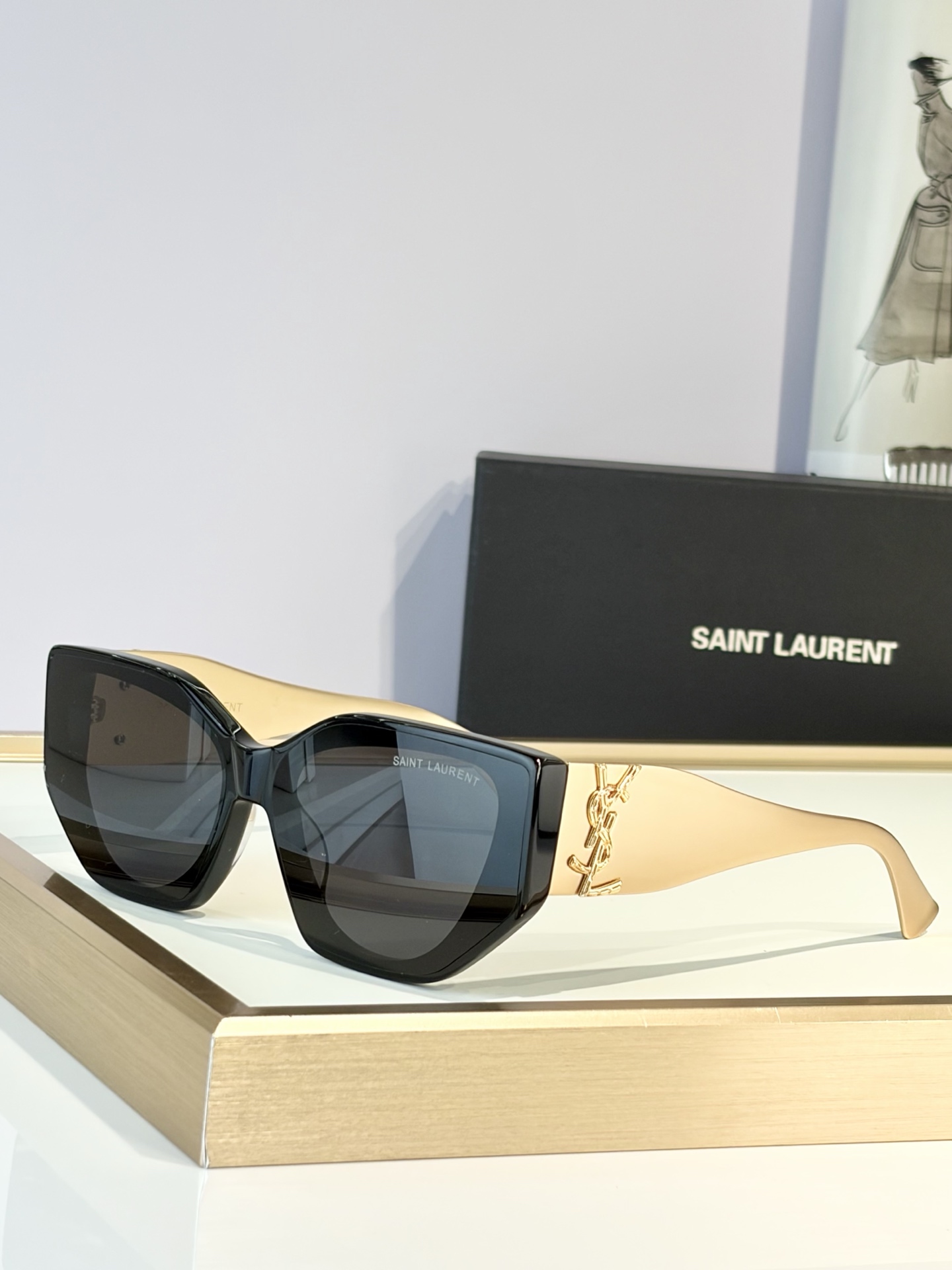 SAINT LAUREN*MODEL：SL M1724SIZE：54口19-145