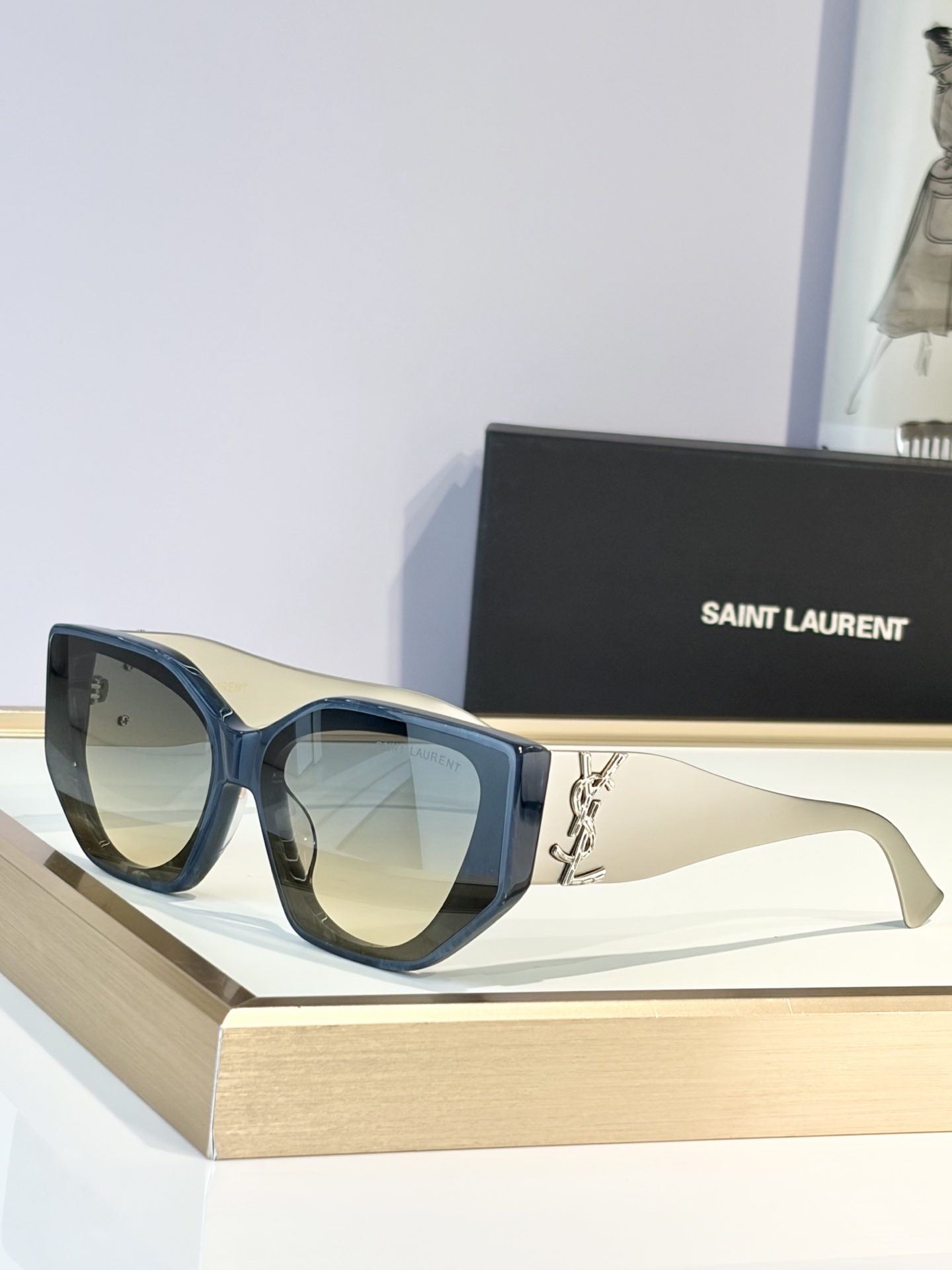 SAINT LAUREN*MODEL：SL M1724SIZE：54口19-145