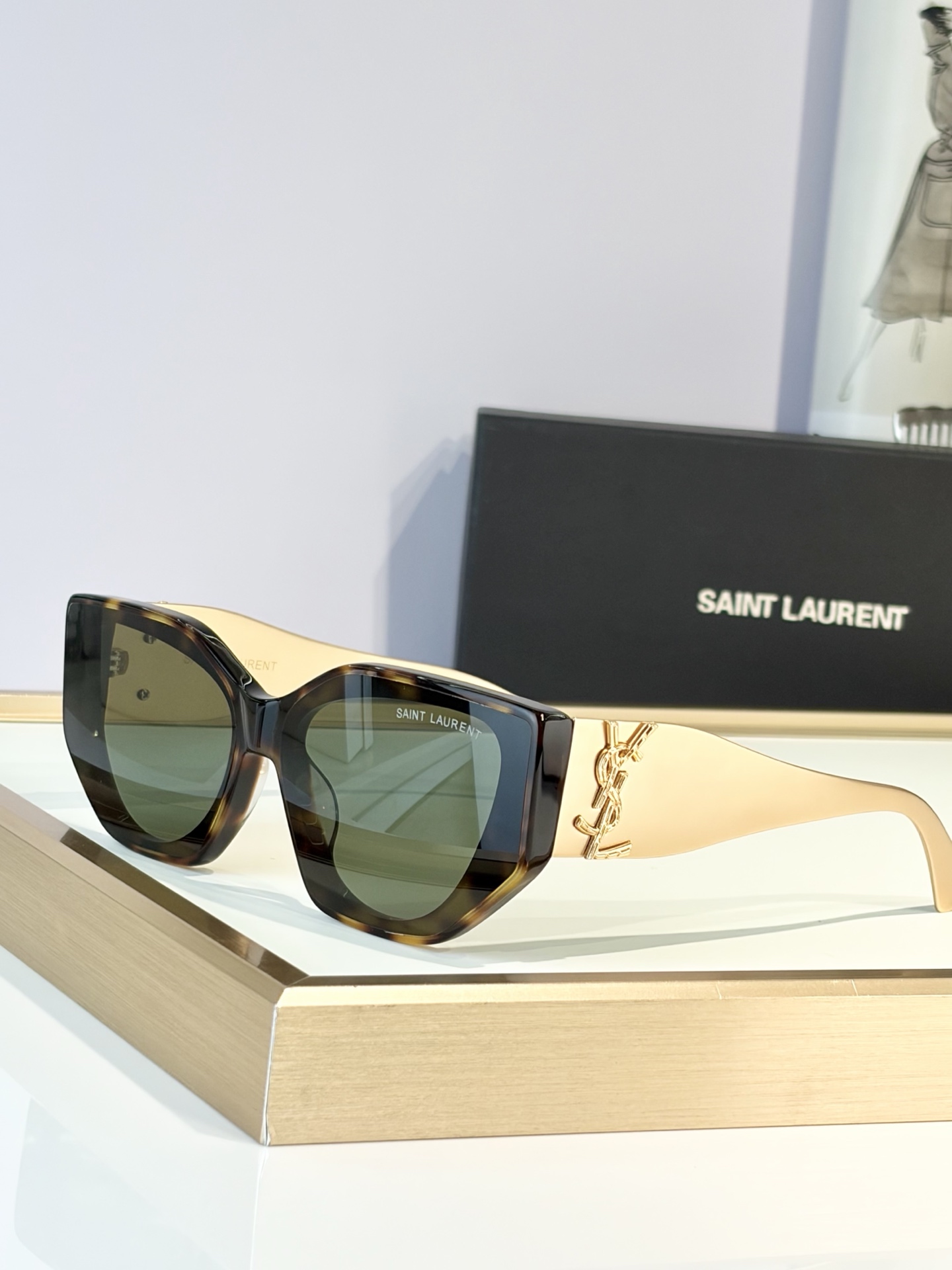 SAINT LAUREN*MODEL：SL M1724SIZE：54口19-145